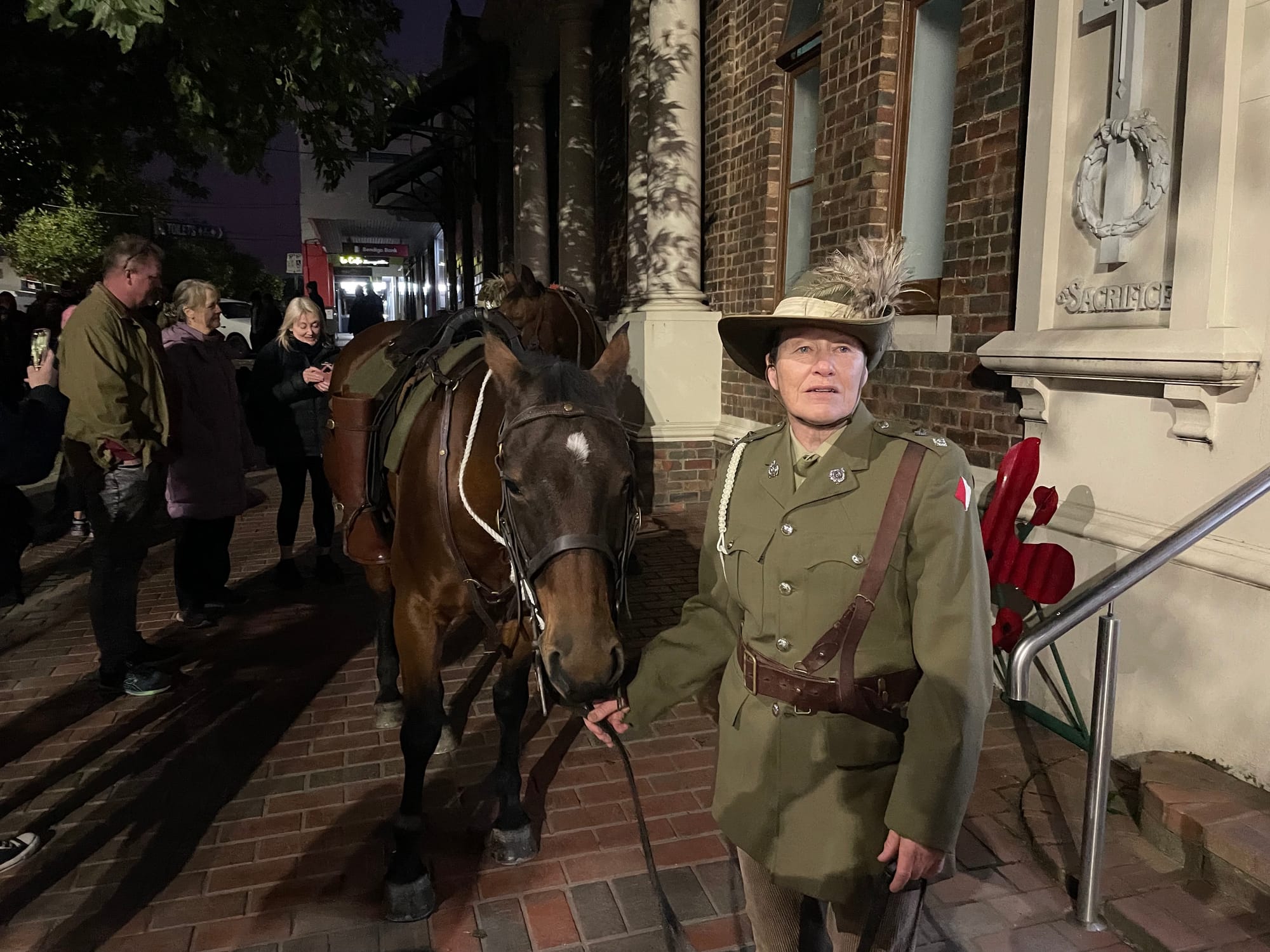Moving tribute on a calm Leongatha dawn