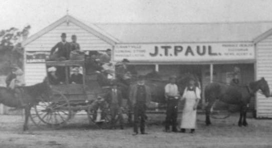 JT Paul's Grantville Store 1890.
