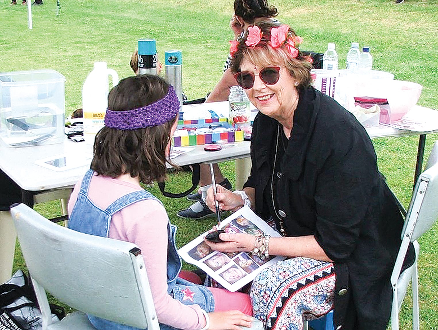 Free face painting is available for young attendees at Tarwin District Auto Festival.