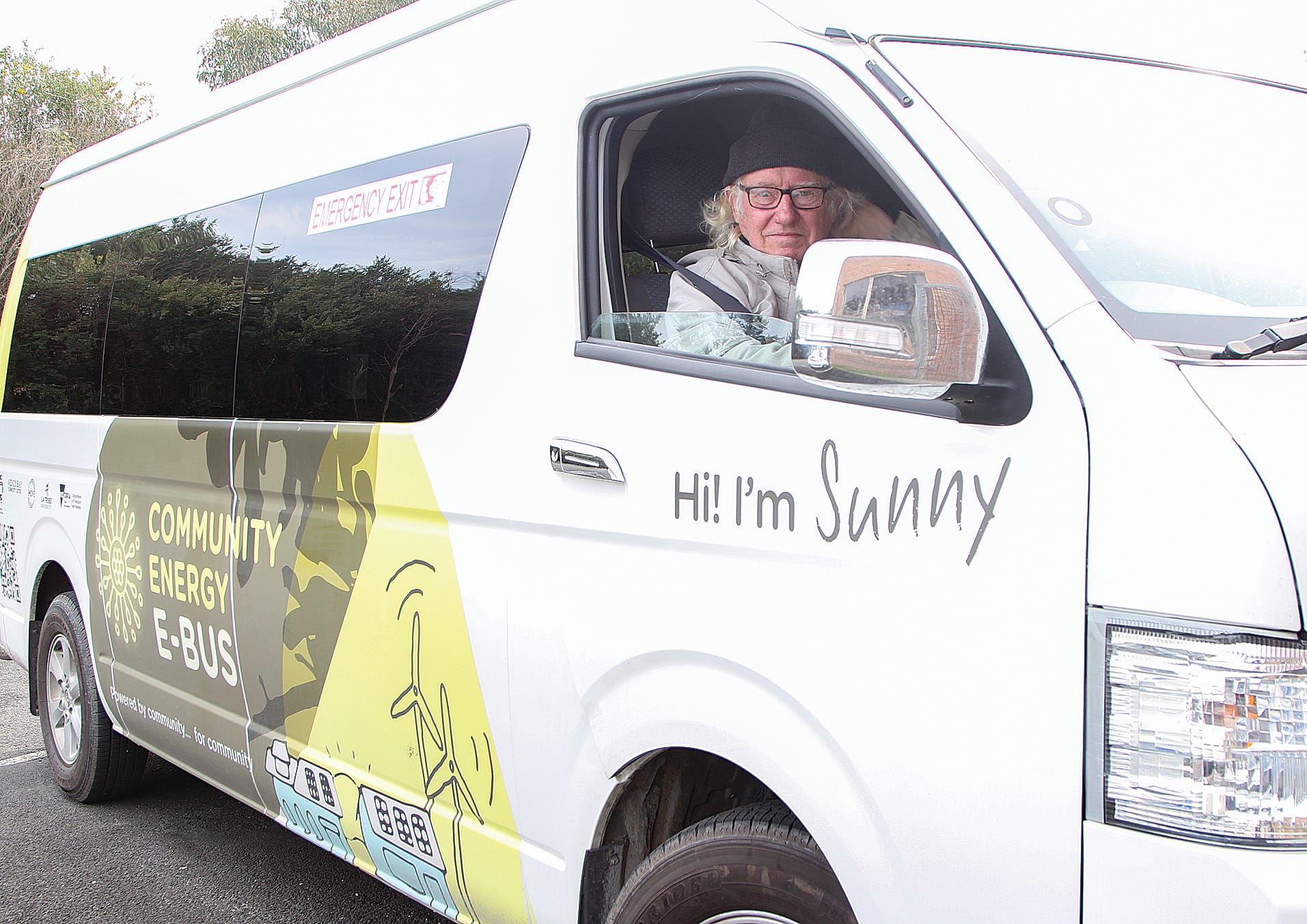 Volunteer ebus driver Peter ‘Sunny’ Wolhuter at the Venus Bay Community Centre 