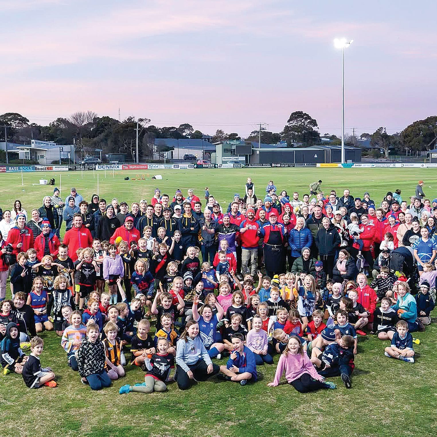 Around 124 Auskickers took part in Inverloch’s program this year. 