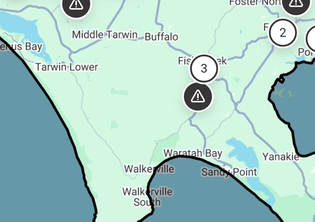 No power, no phones, no internet at Fish Creek