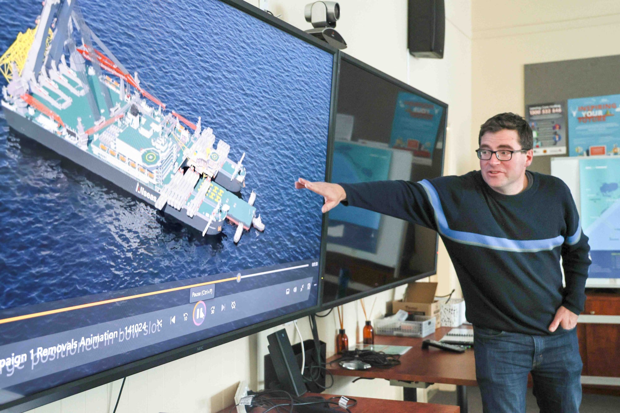 How a monster ship and Barry Beach get the job done for ExxonMobil