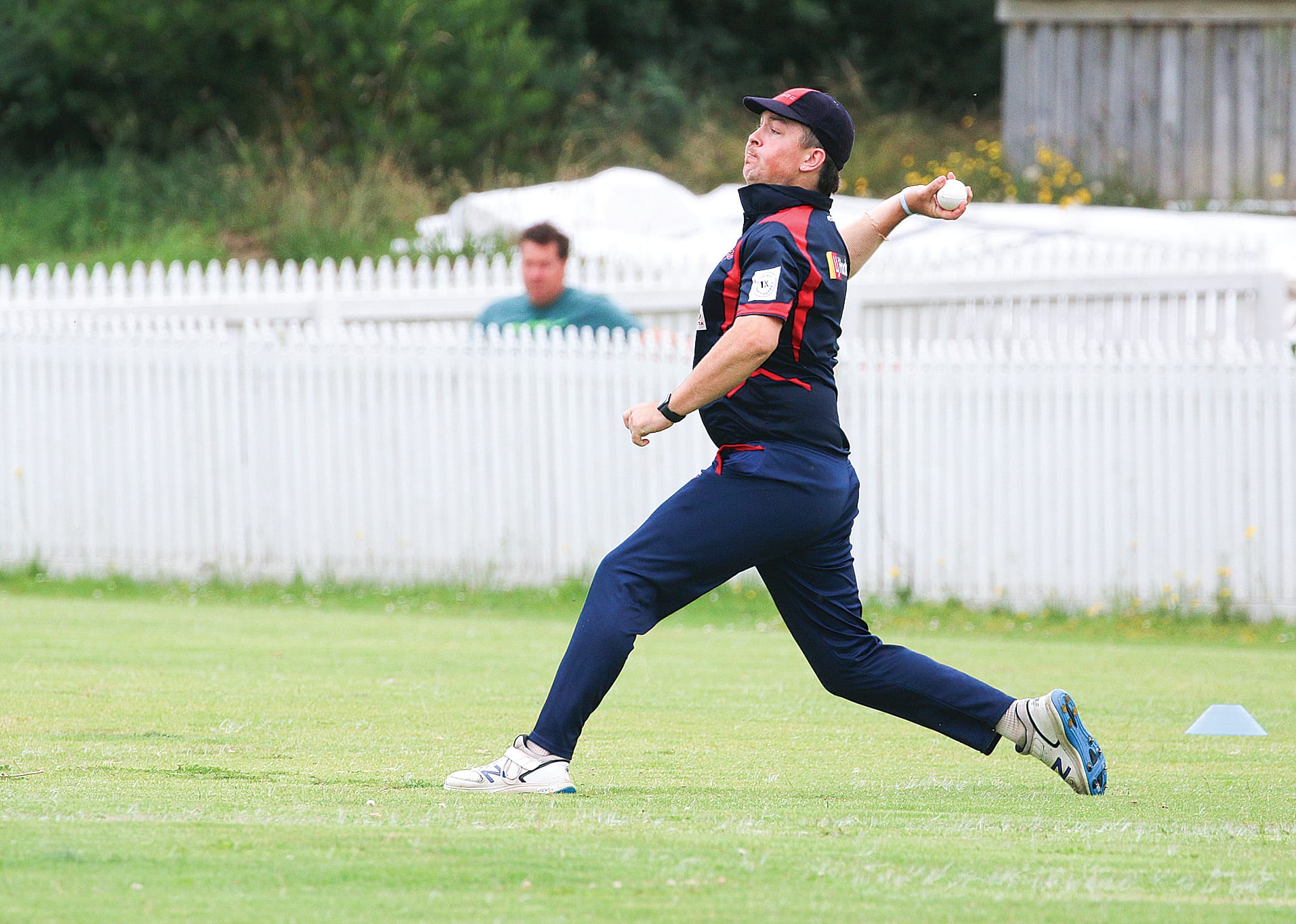 Inverloch’s Callum Asbury in action out on the field. 
