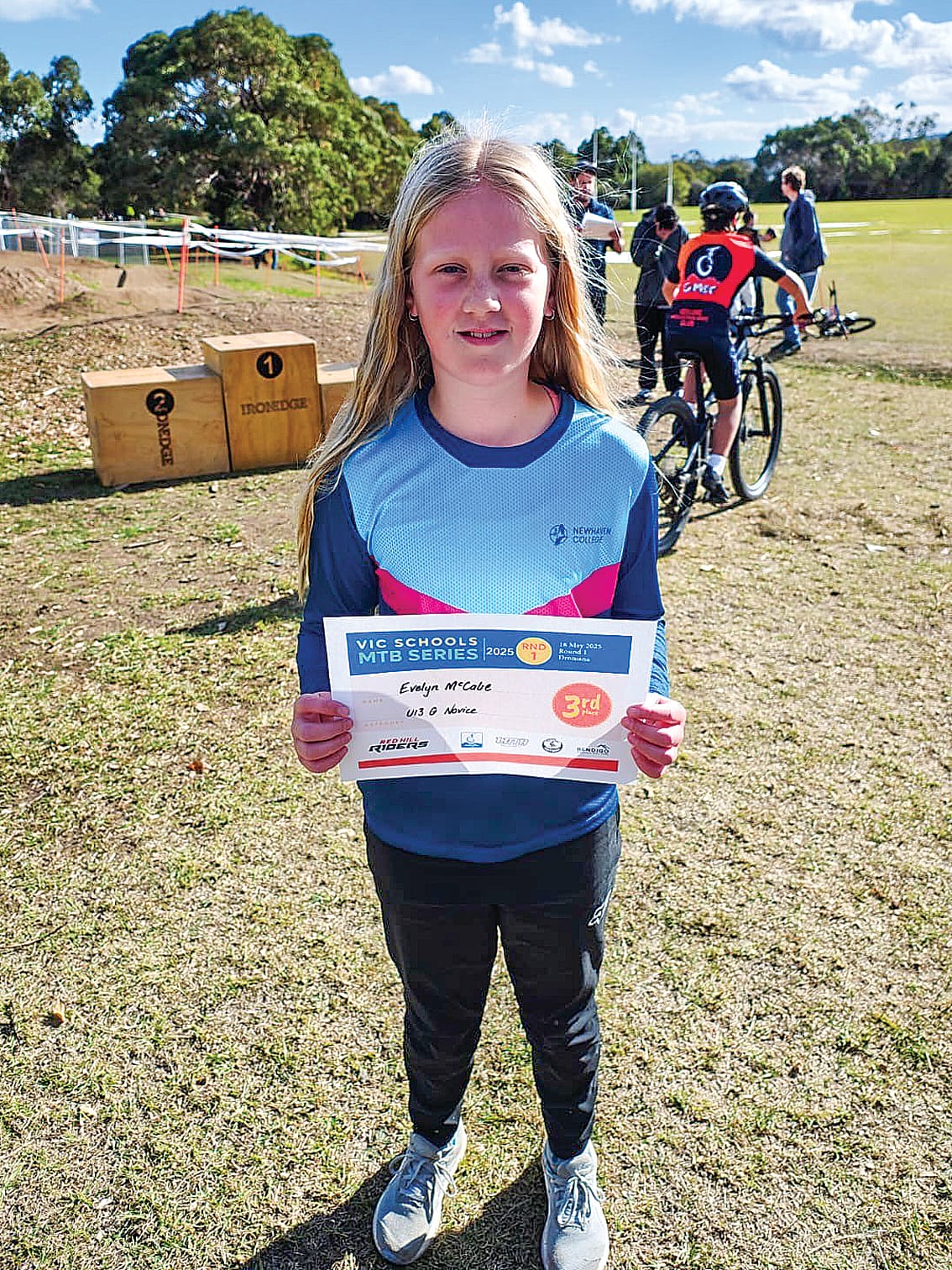 Evelyn McCabe earned&nbsp;third place in the Under 13 Girls Novice. 