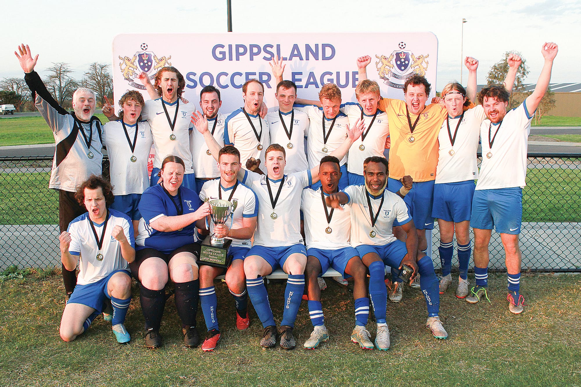 Leongatha Knights were the Senior Men’s premiers. 