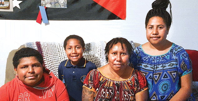 Family flees PNG for a better life in Leongatha