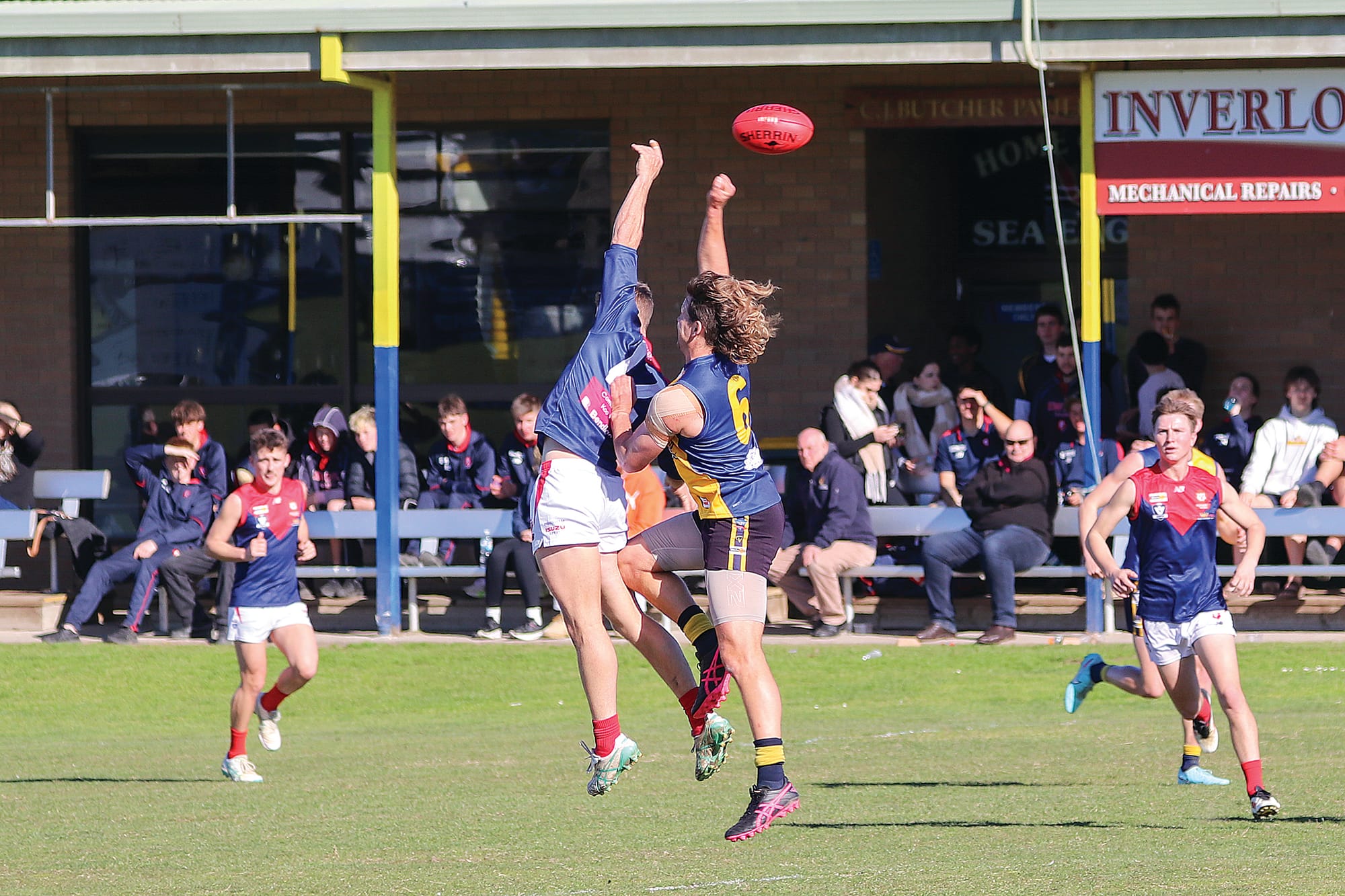 Inverloch-Kongwak’s Xavier Hughes was certainly making his opponent earn everything in the contest, as Invy cruised to a 34-point win over Koo Wee Rup. 