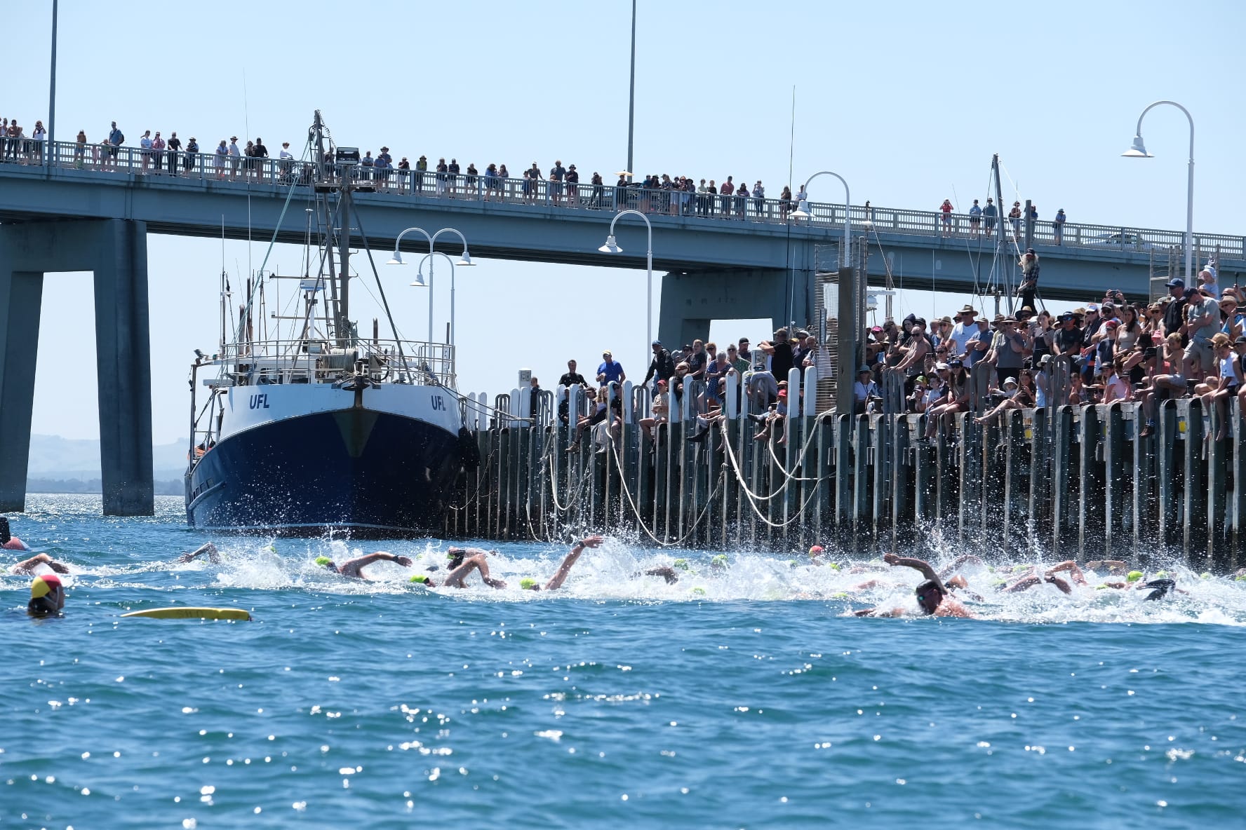 Biggest lineup ever in a Victorian Aquathon