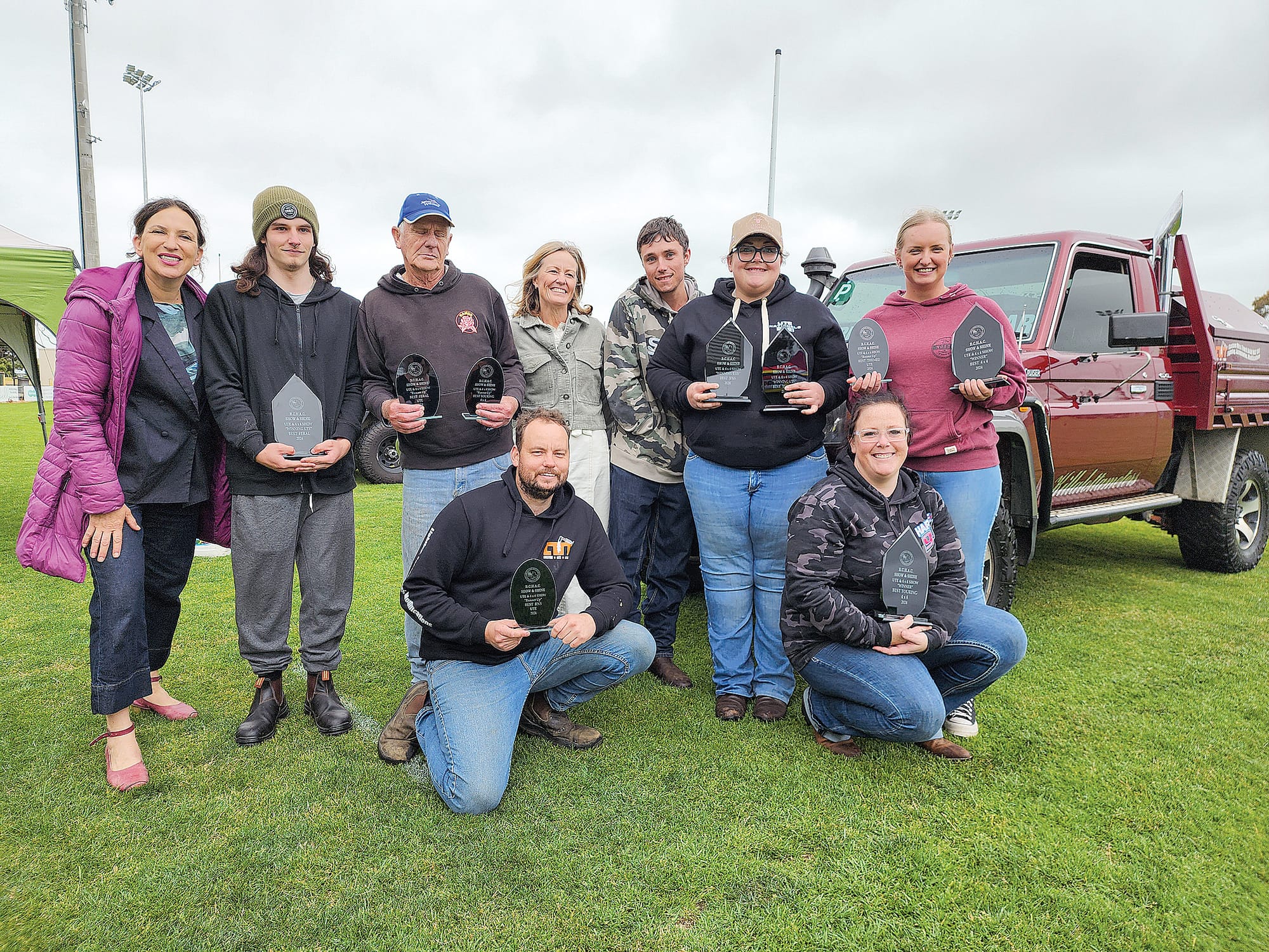 Award winners of the Ute & 4x4 Show on Sunday. C29_4724