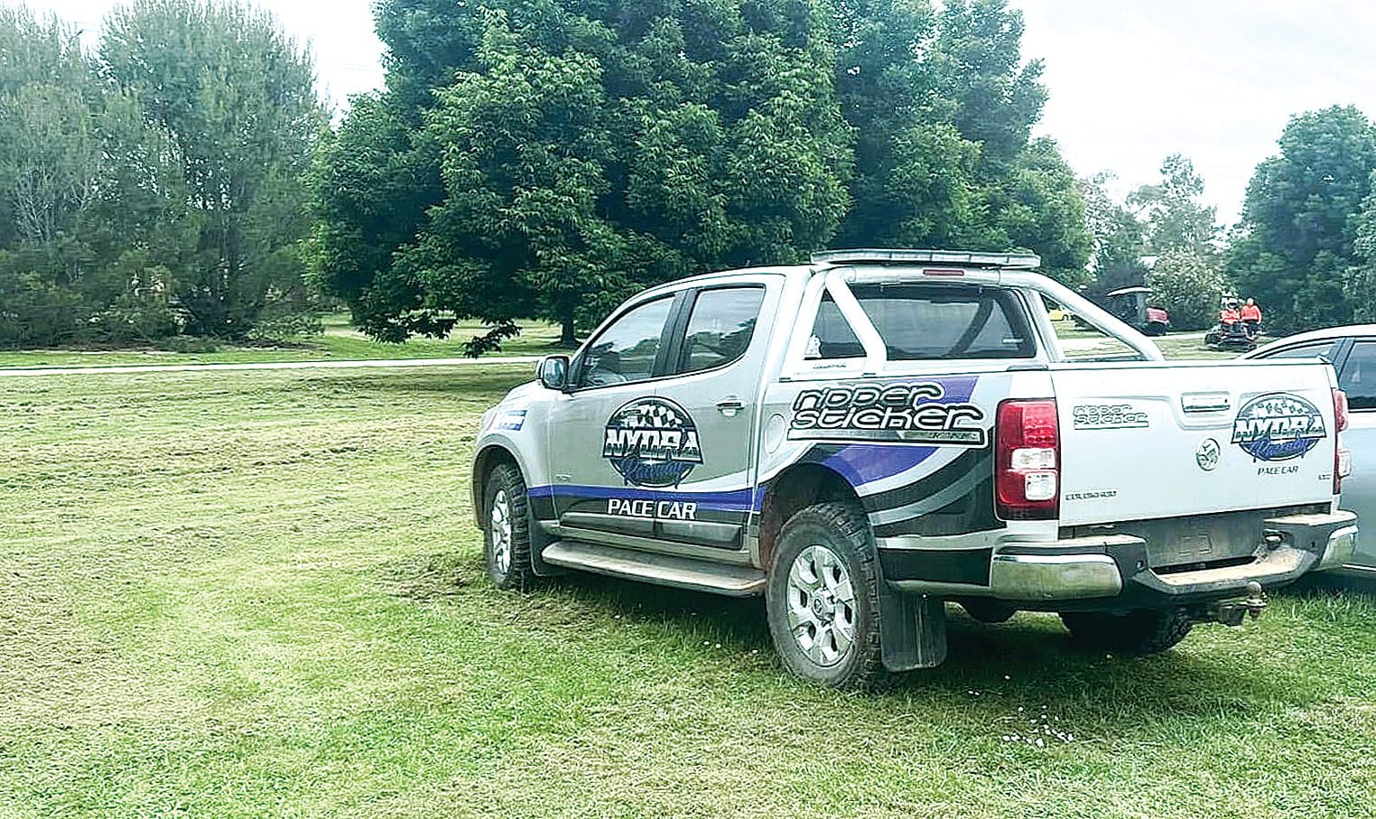 The Nyora community helped to track down the thief who stole a highly identifiable vehicle and parked it in his own yard.