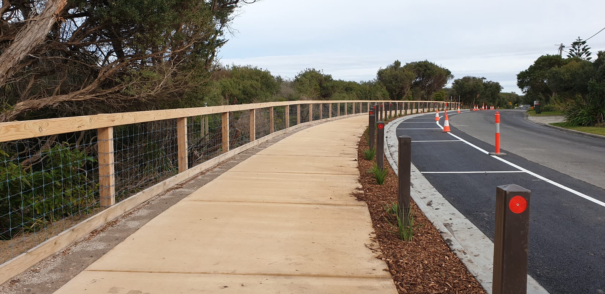 Path delay not to blame for cyclist collision