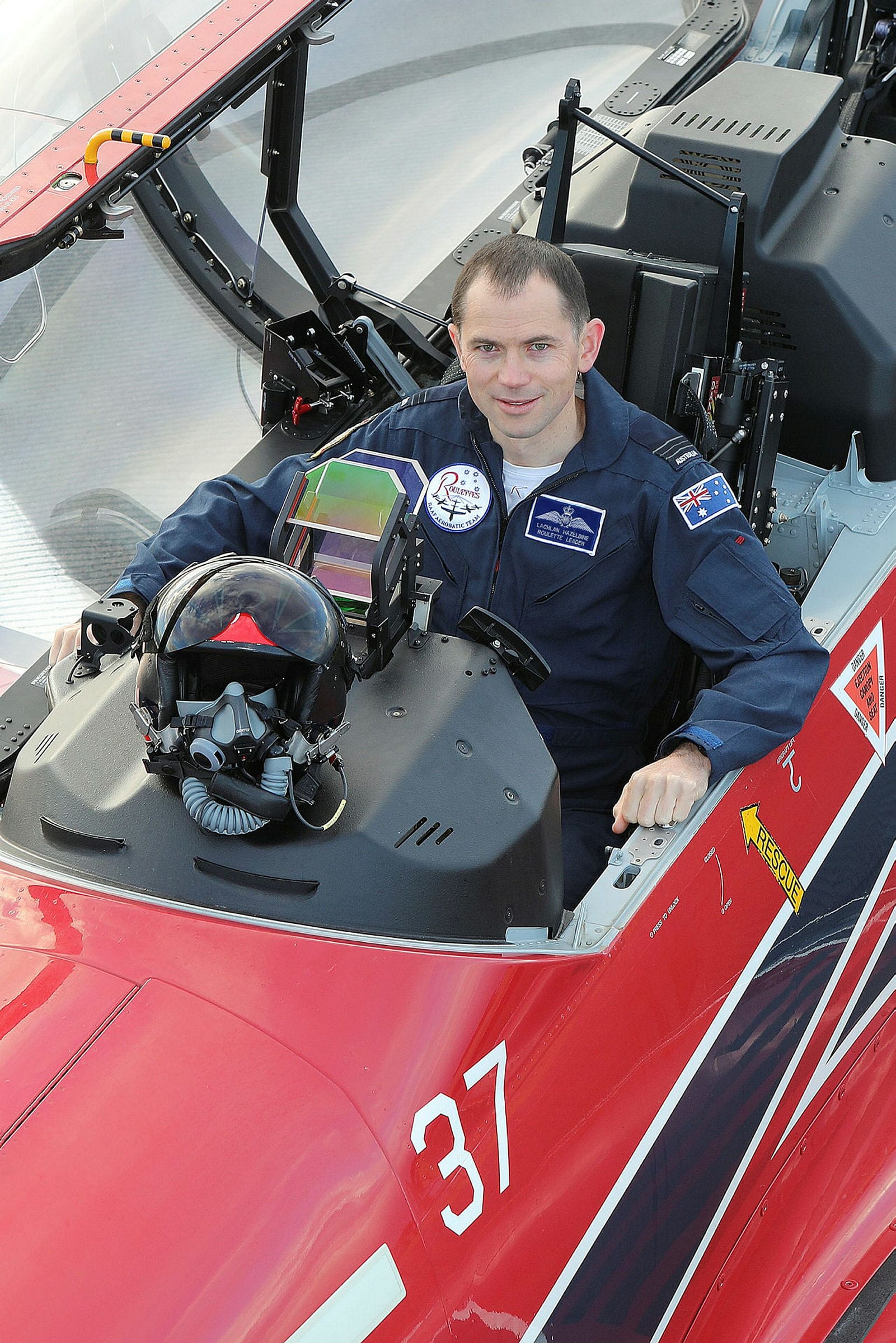 Former Korumburra local Squadron Leader Lachie Hazeldine will be taking to the skies tomorrow.