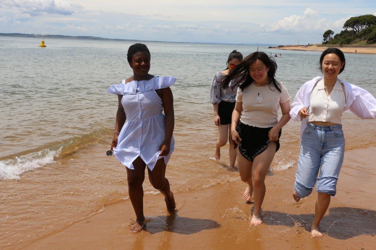 Schoolies soaking it up on the Island