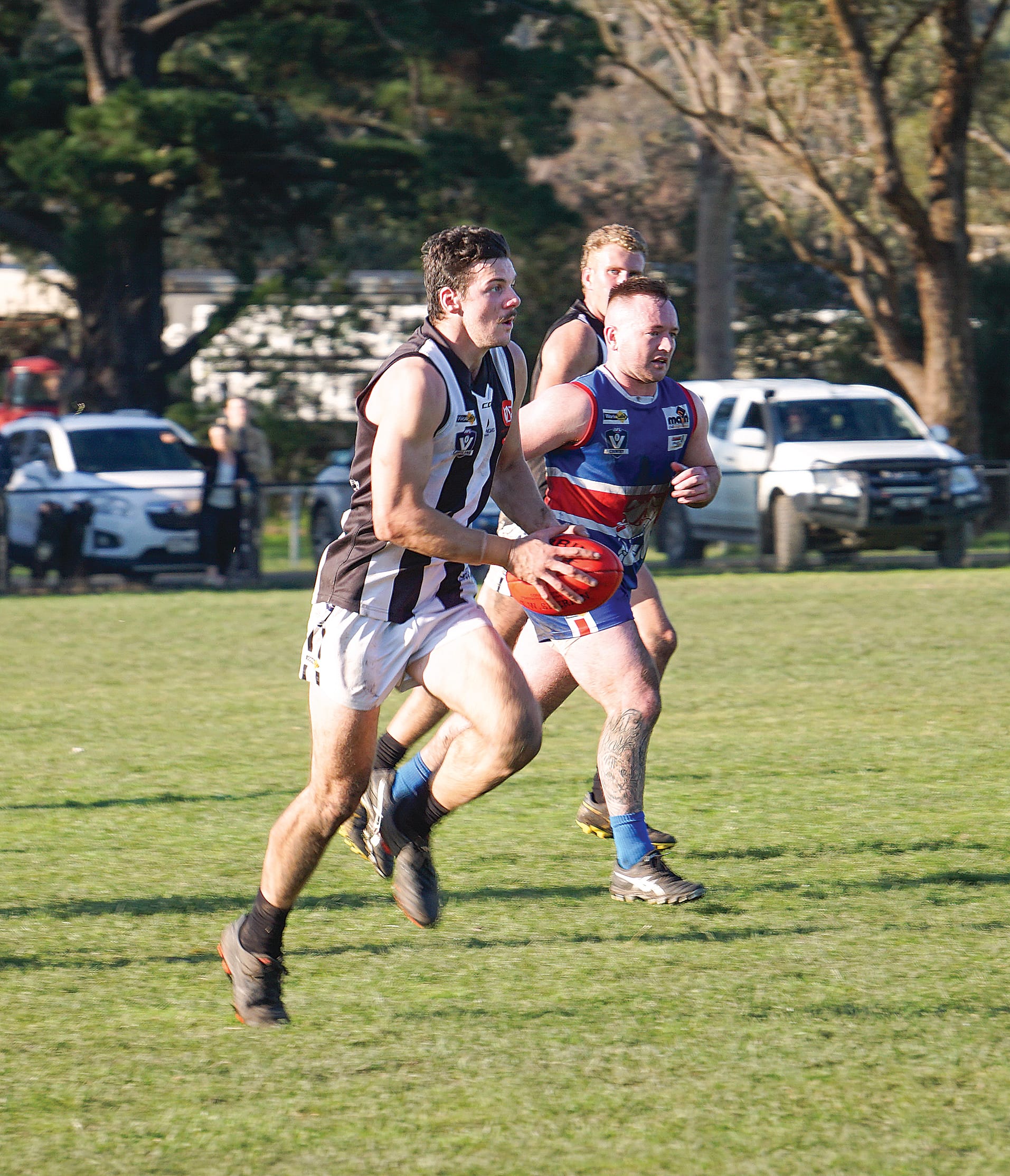 Michael Marotta was able to score one goal for Dalyston in their match up against Bunyip. Ns122522