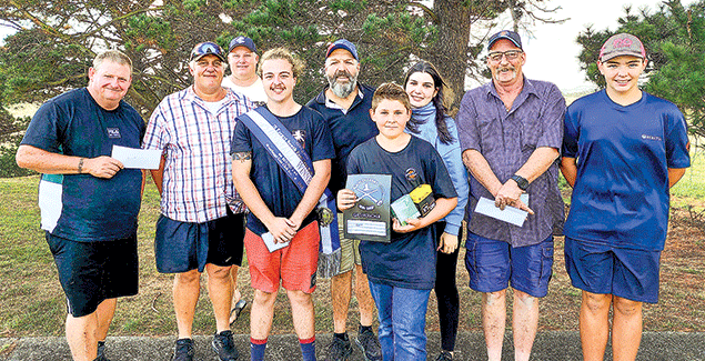 Three generations compete in shooting competition