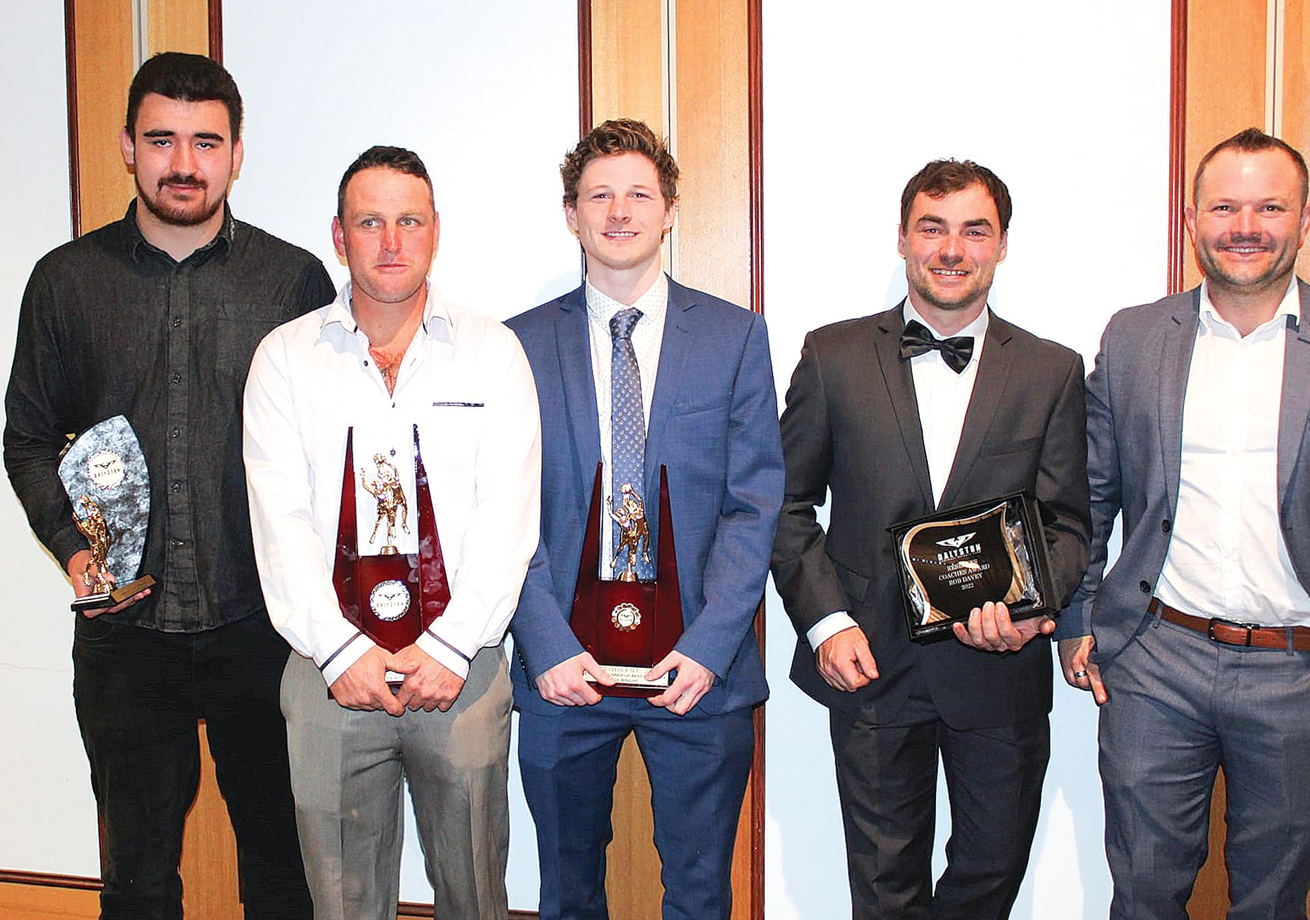Reserves Most Improved: Jesse Orchard-Moore, B&F: Dean Wylie, RU B&F: Kyle Wright, Coaches Award: Rob Davey, Most Consistent: Jack Sheerin (absent). Coach: John Armstrong.