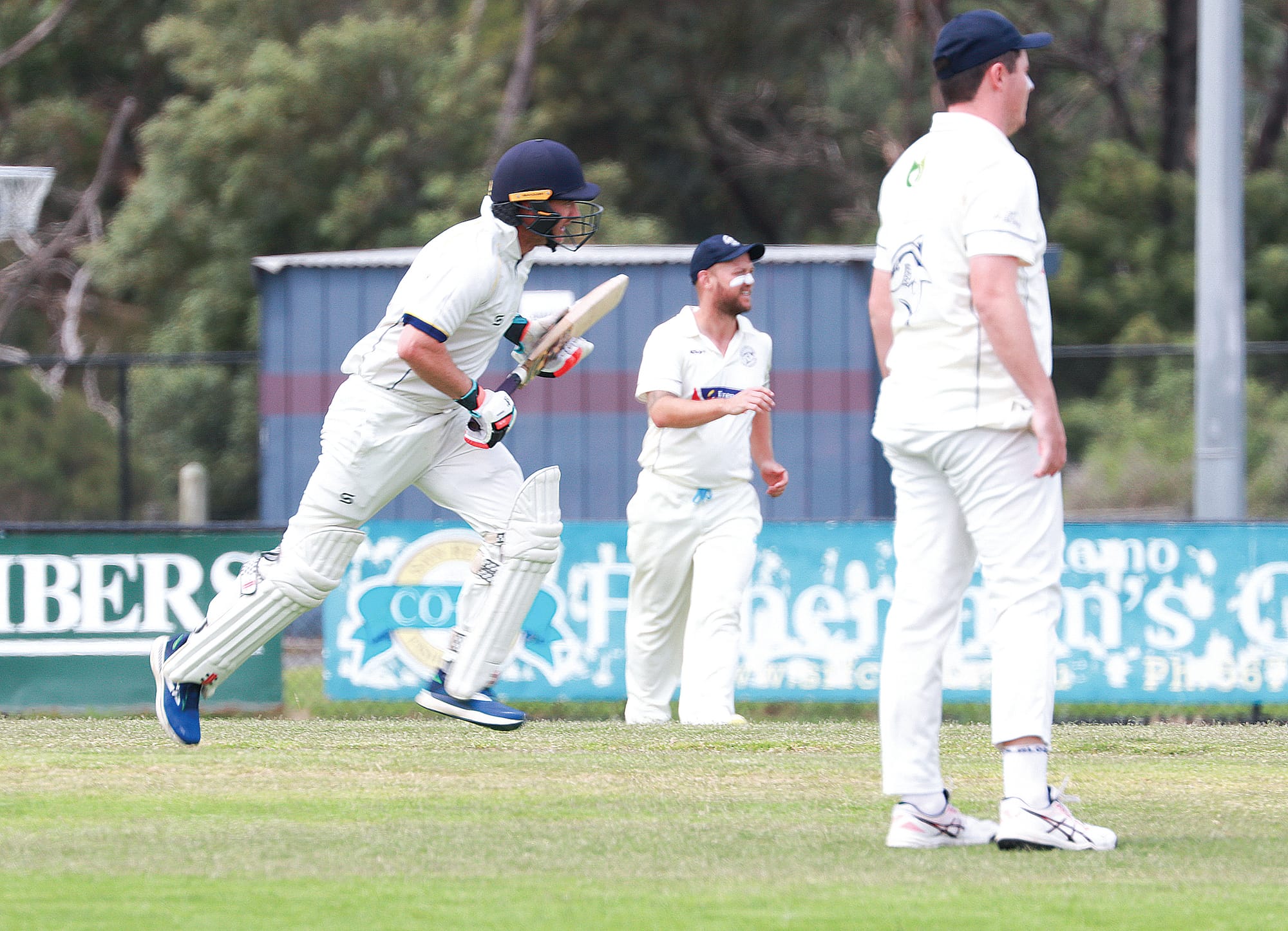 Kilcunda Bass’s Nick Arnup batting against Koonwarra. Z14_0524