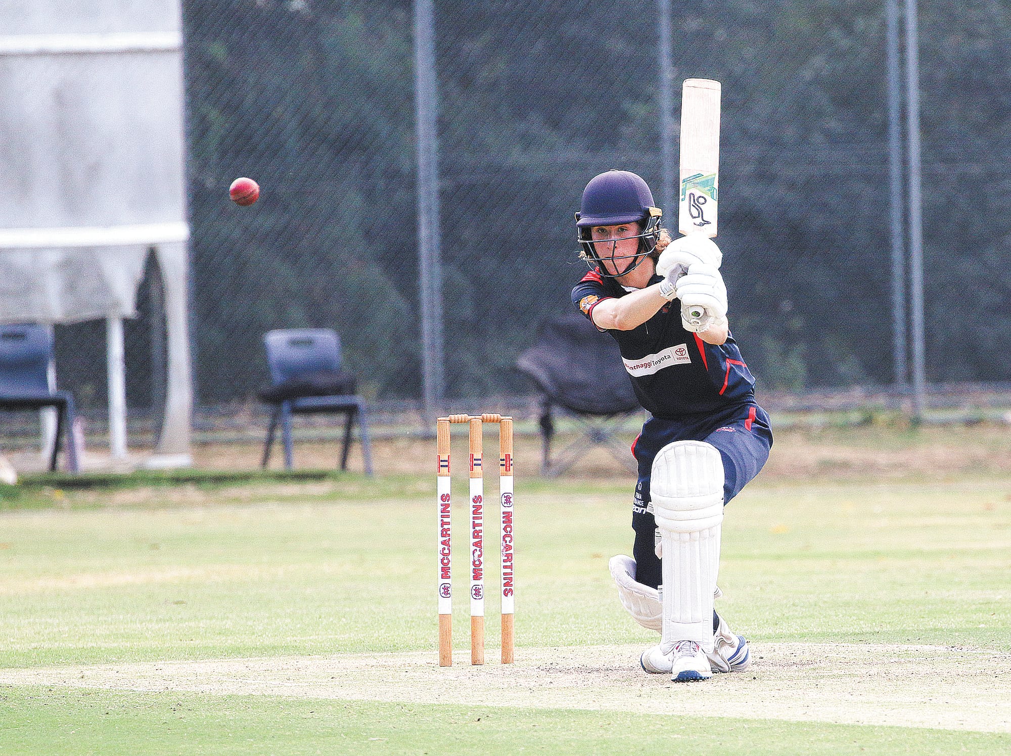 Inverloch’s Riley Harris made 89 runs in the U17s grand final.