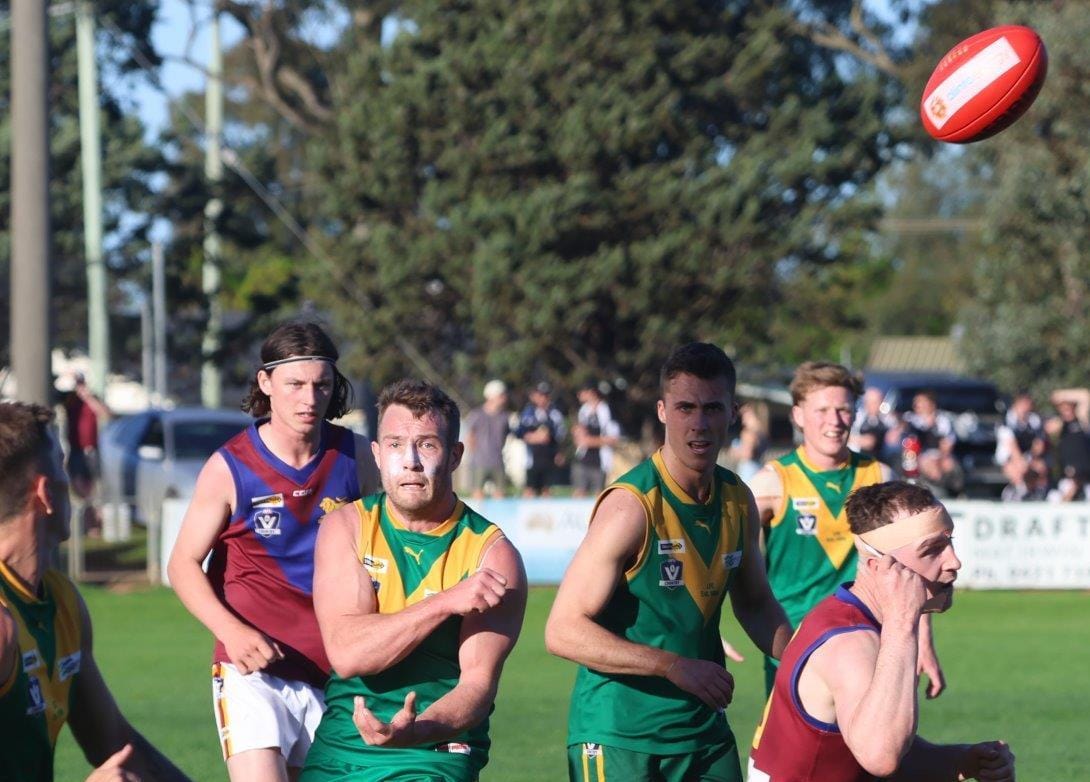 Leongatha's Tom Marriott was back near his best against Moe in Saturday's preliminary final, leading the team with premiership team mate, Ben Willis a tower of strength in the ruck, into a grand final showdown with arch rivals Wonthaggi at Morwell next Saturday.