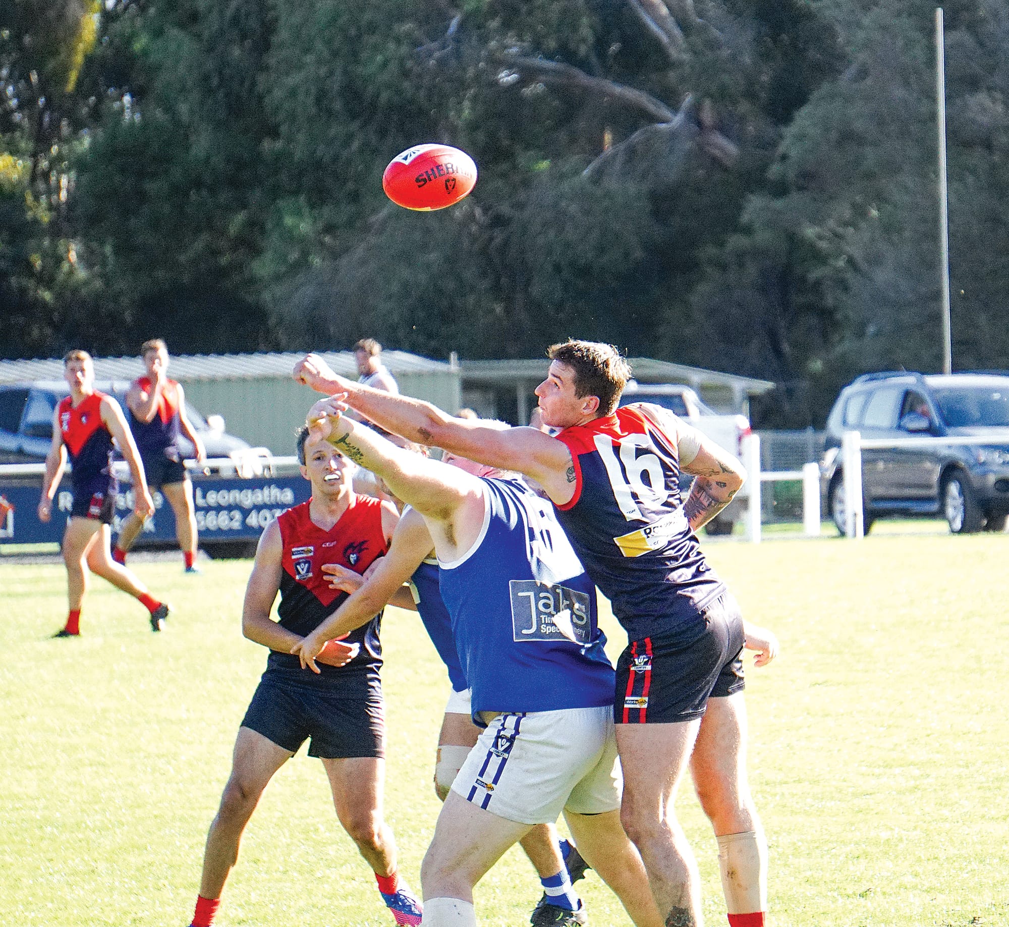 Kieran&nbsp;Bohn hits it out the pack. Ns31_1624