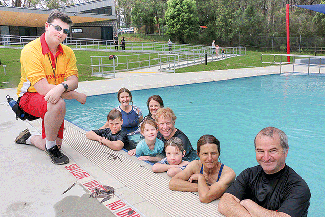 Councillors in the swim at Mirboo North