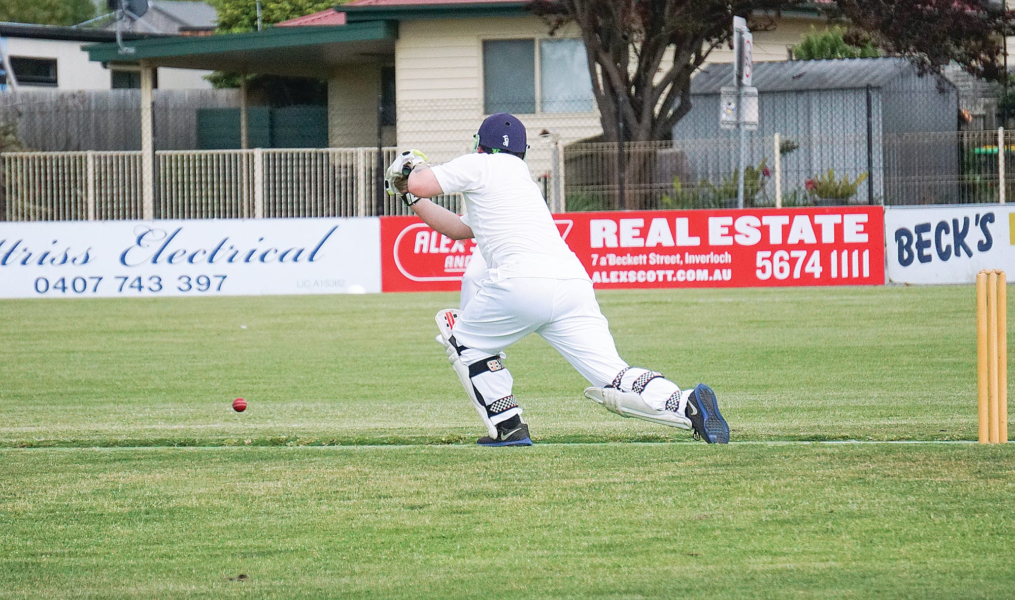 John Phillips looks to get another set of runs on the scoreboard. Ns08_4823