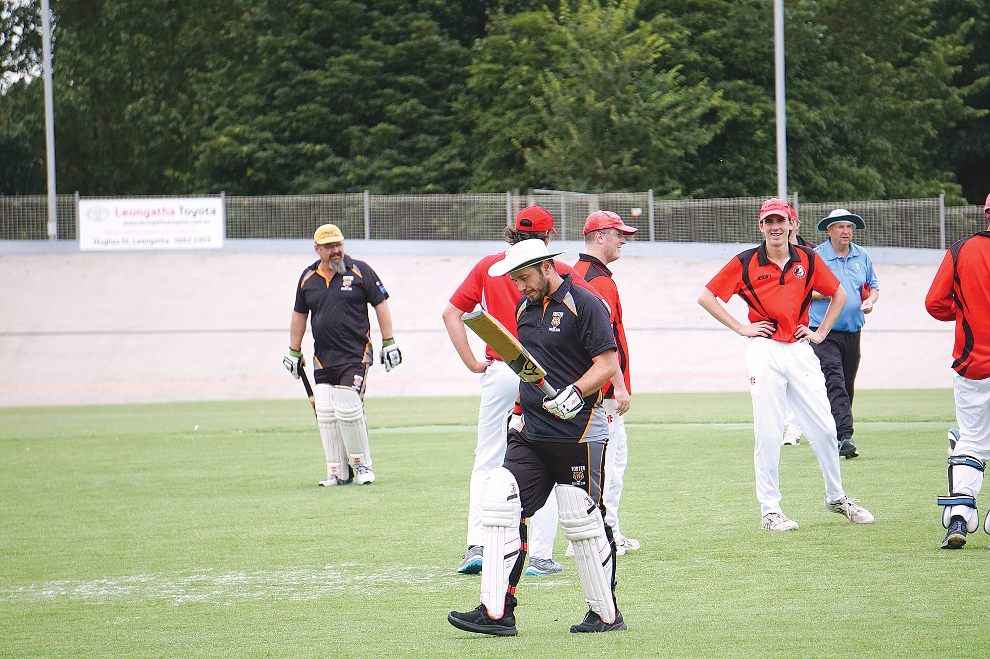 Jarryd Guganovic was visibly disappointed after his dismissal. Ns08_0424