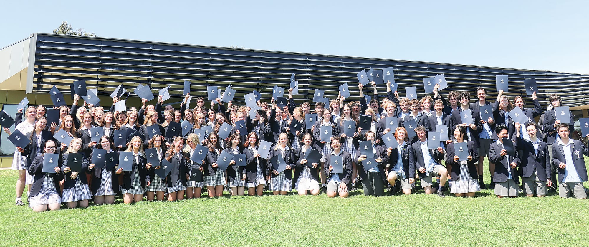 Newhaven College Class of 2024 celebrating their hard work and dedication. z09_4424