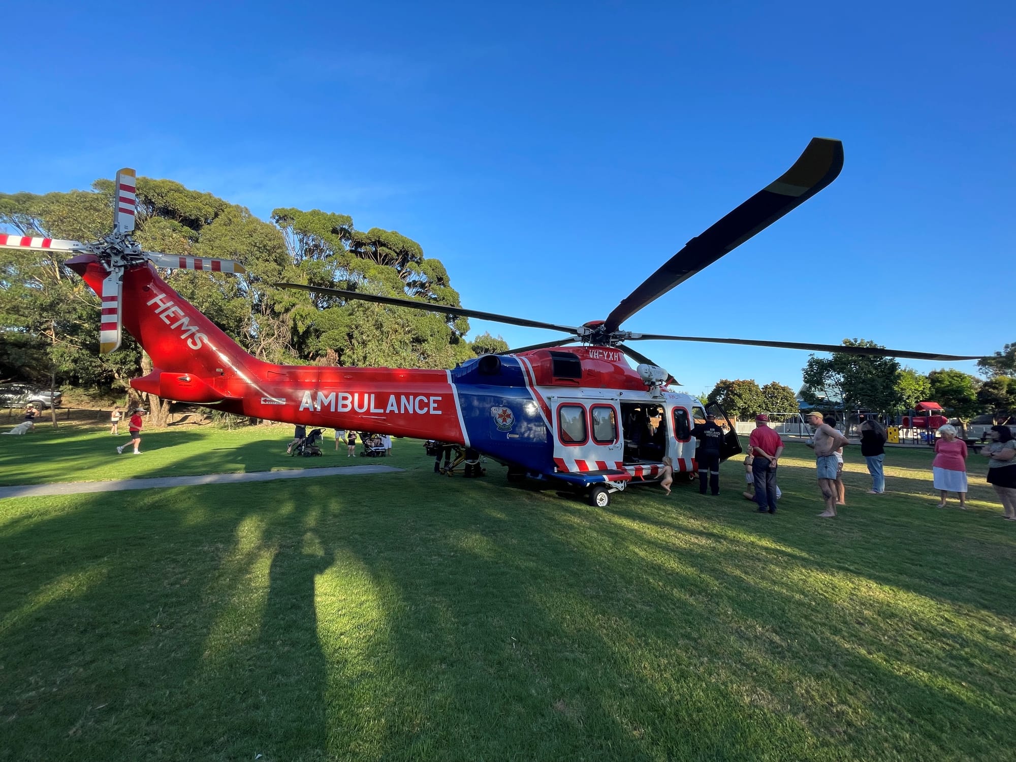 Cape Paterson residents take interest in medi-evac landing