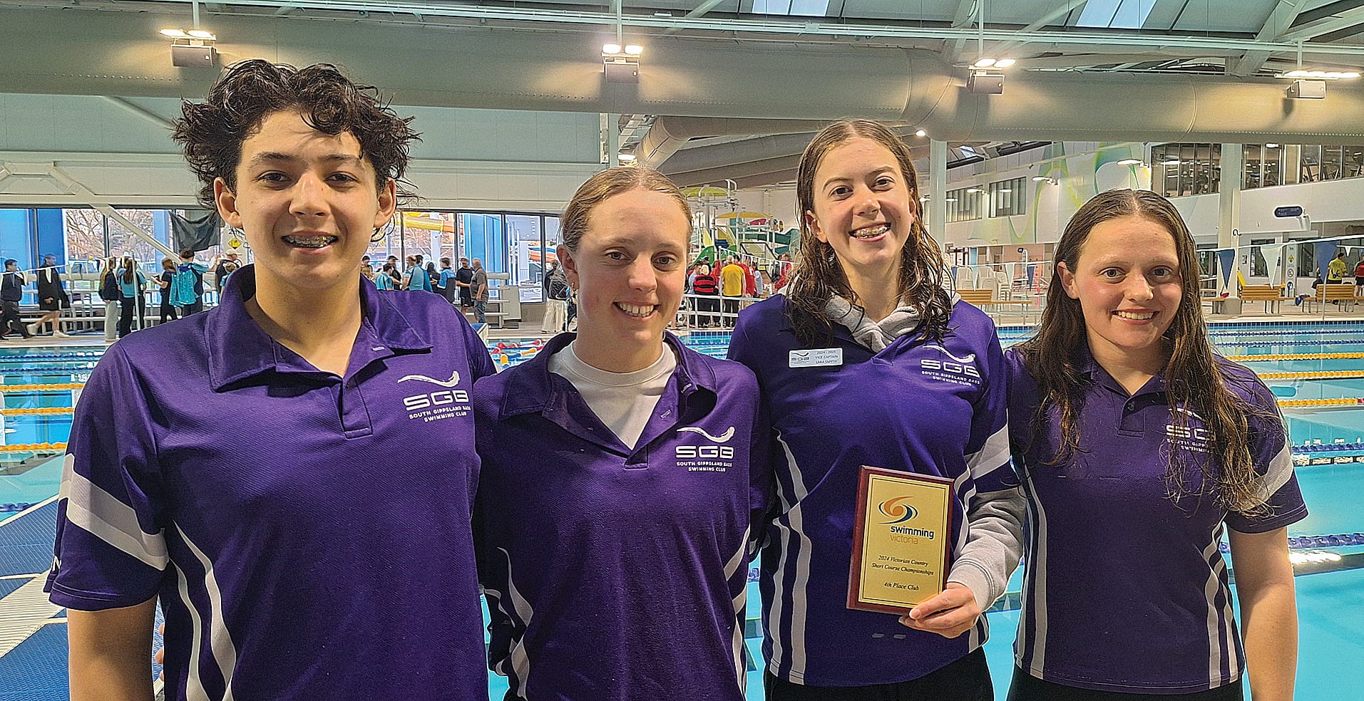 SGB swimmers dive in for a spectacular fourth