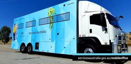 Services Australia’s van is in Leongatha today