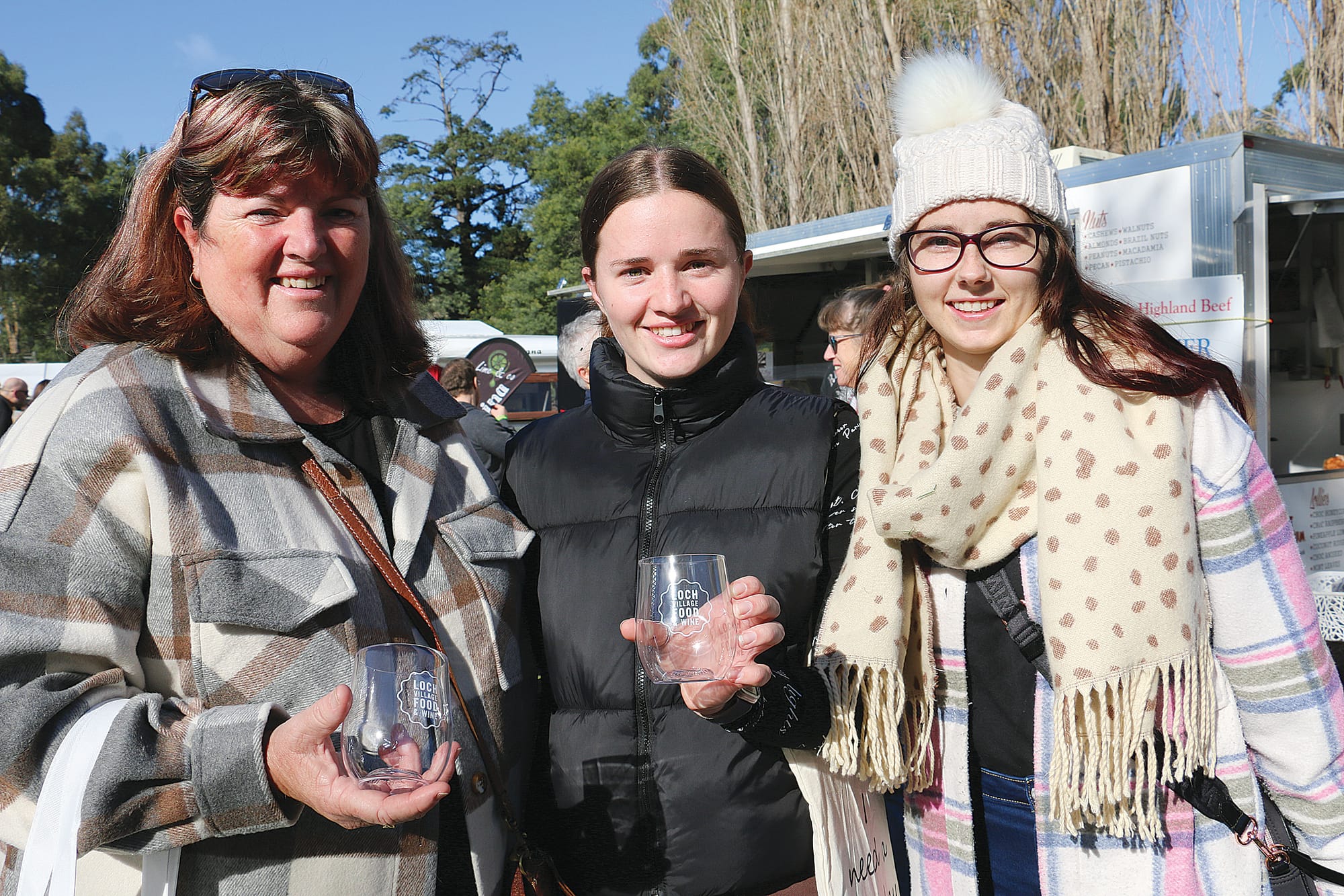 Crowd gathers for Loch Food and Wine Festival