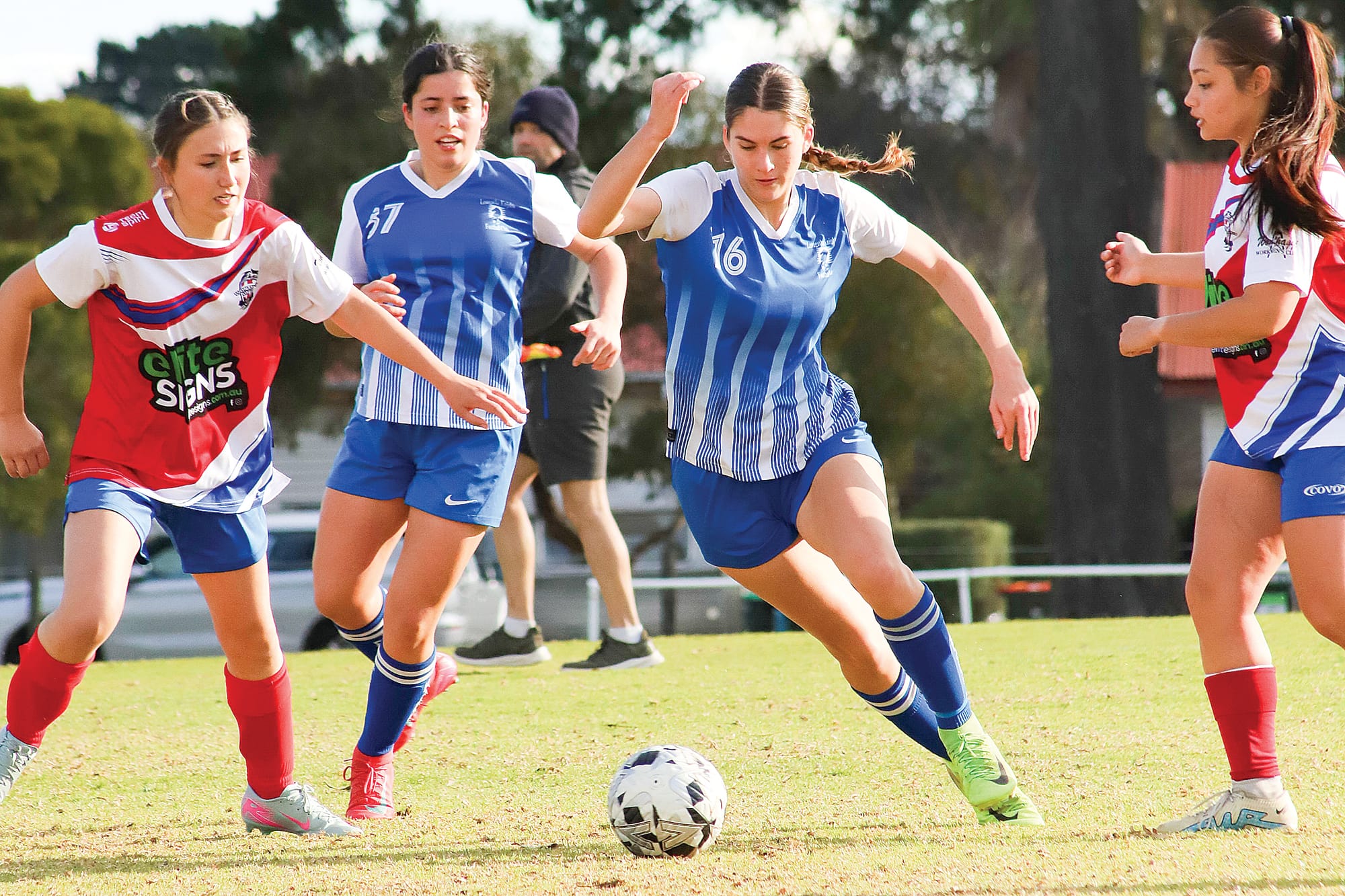 Leongatha&nbsp;Knights player Lisse Bath was a force to be reckoned with in the forward line.