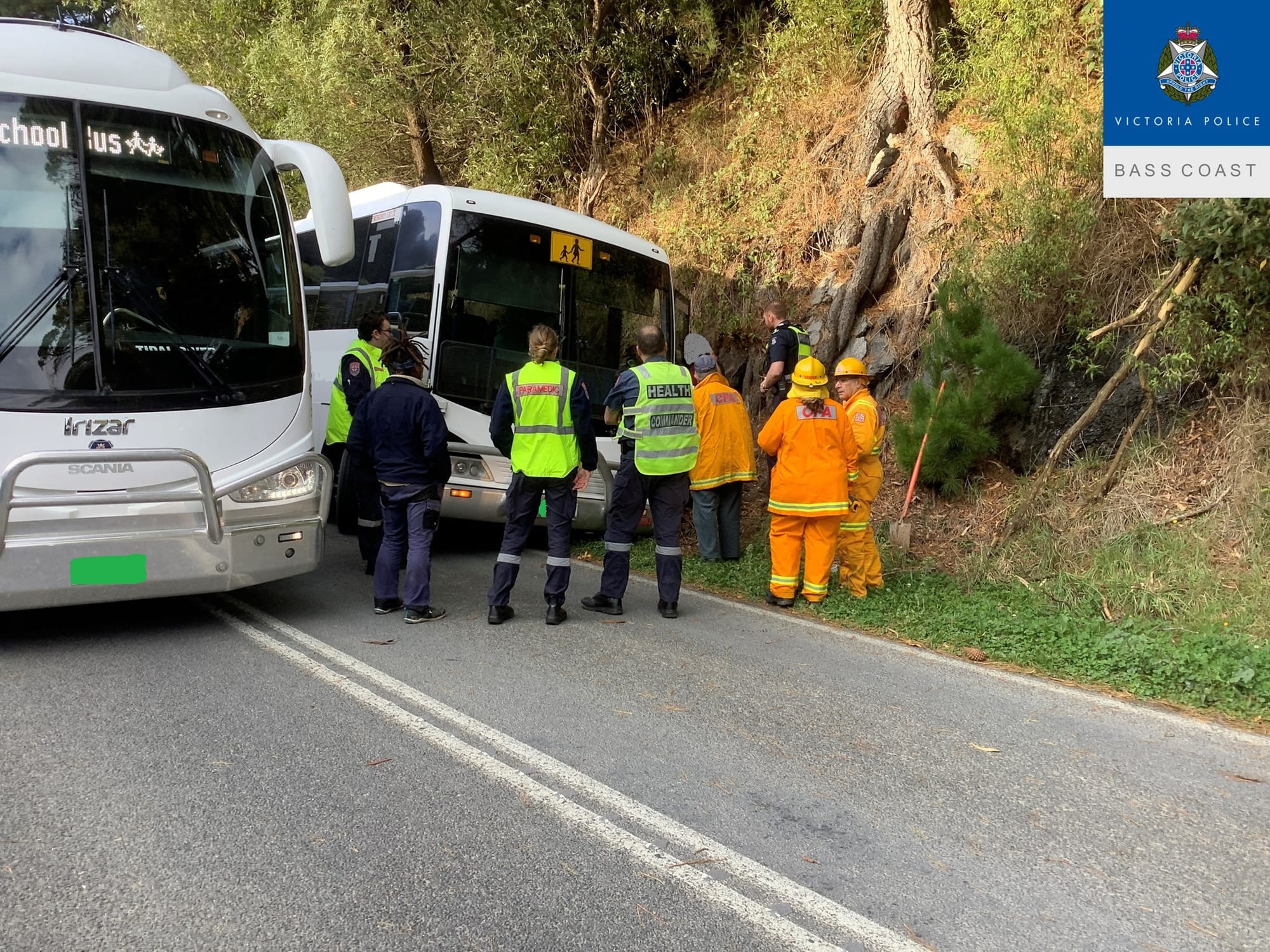Relief after school bus incident fears