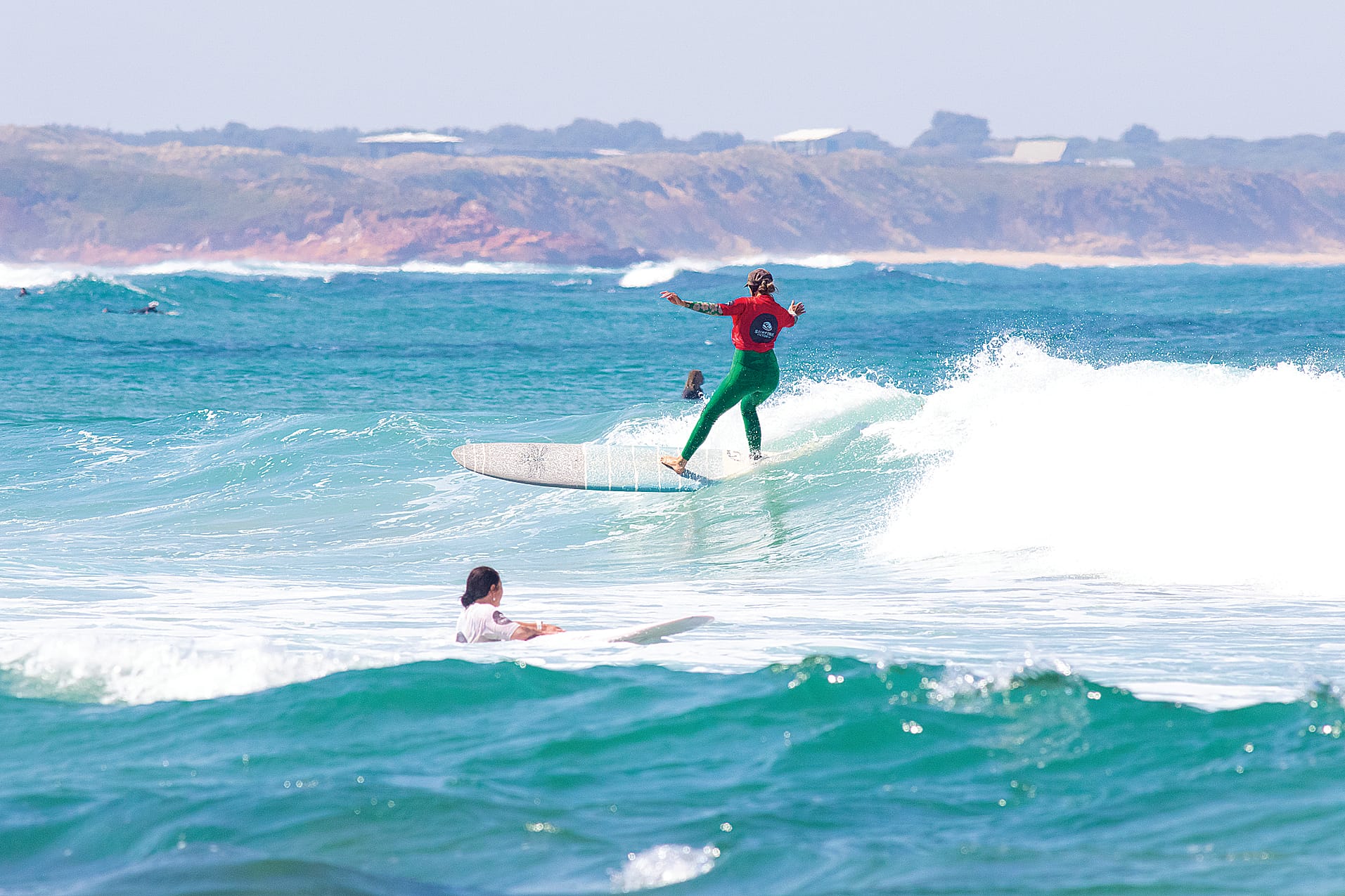 Over 40 Women. 3rd - Jacquie Chambers (Surf Beach). 8.24. Photo: Noah Clifford / Surfing Victoria