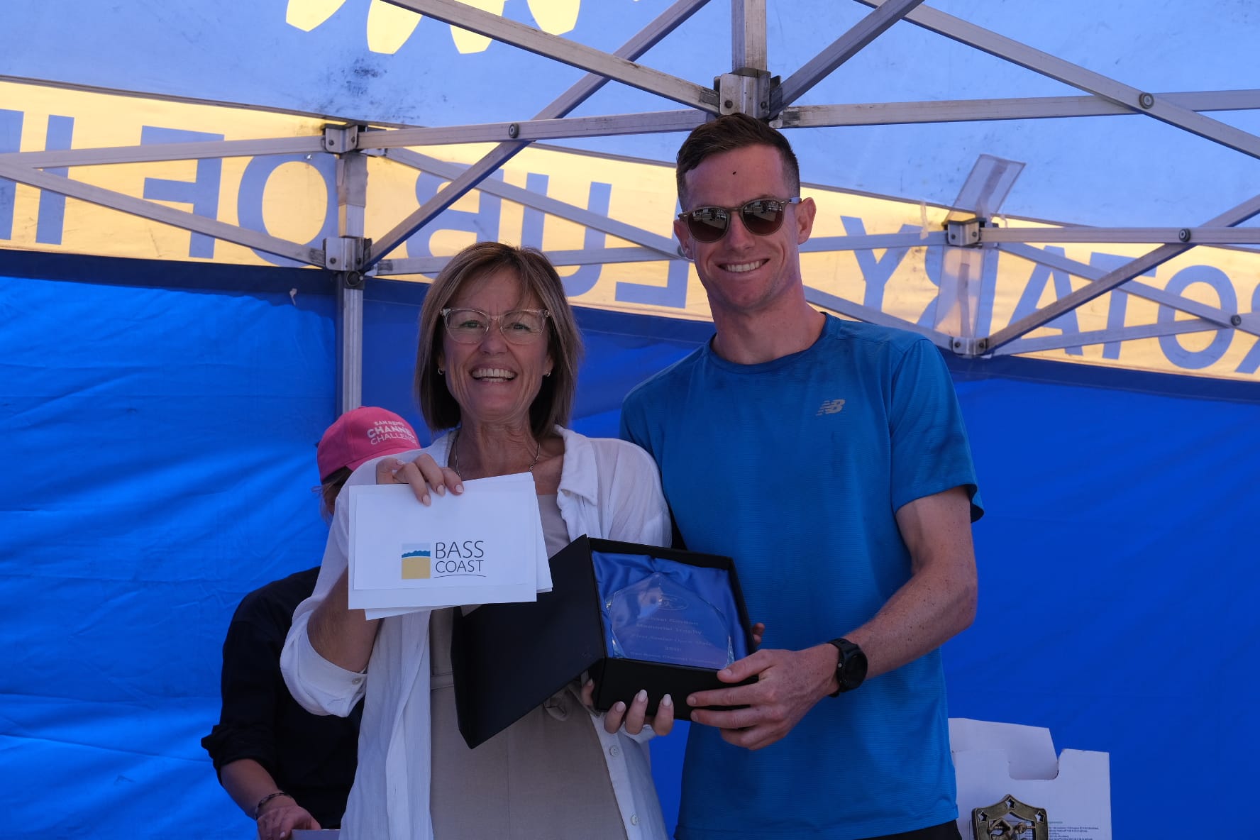 Bass Coast Deputy Mayor Cr Rochelle Halstead with winner Callum McClusky.
Photo: Snapshot Photography by Nici Cahill.