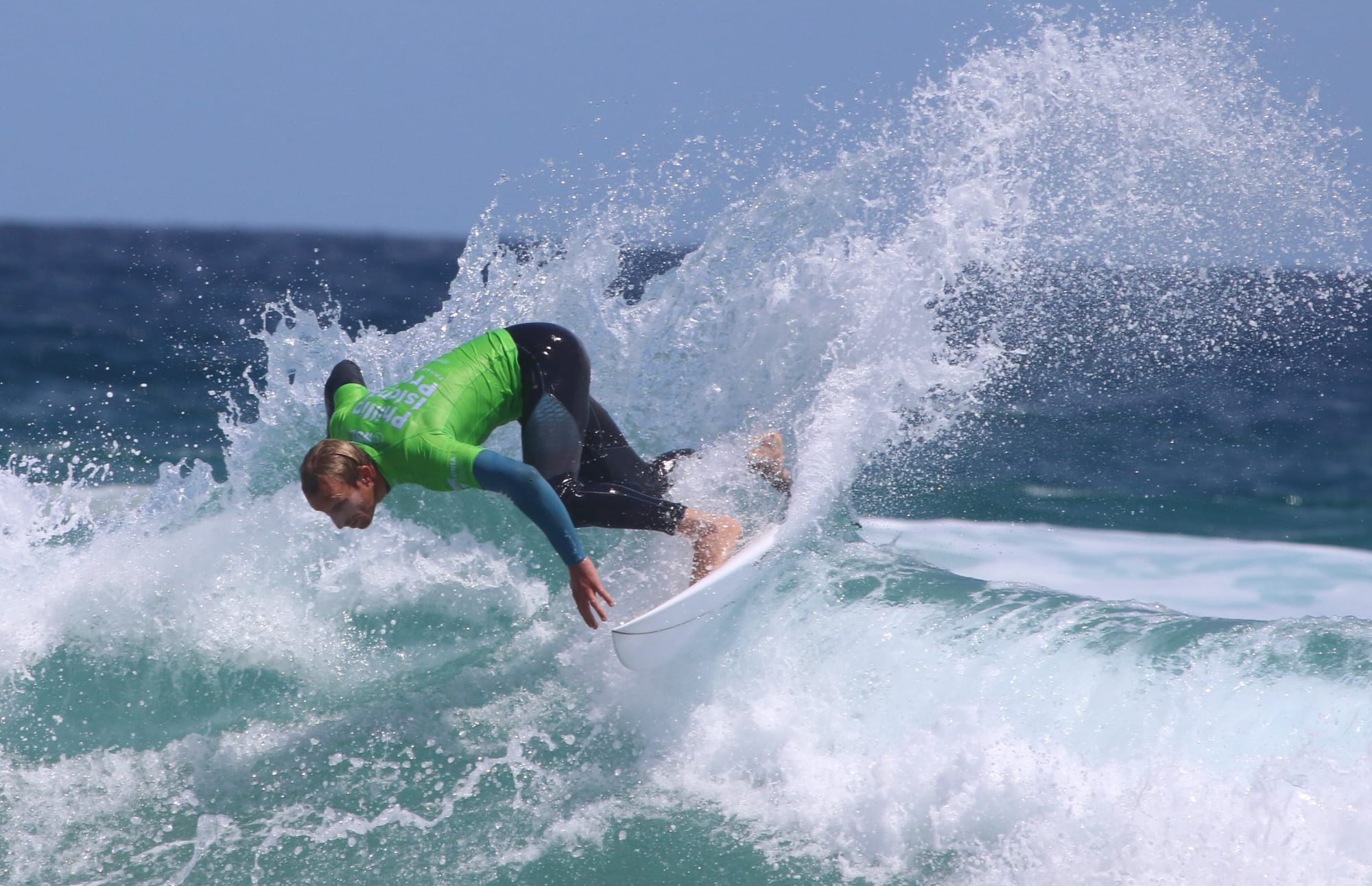 Fluky conditions test Island Pro surfers at Woolamai