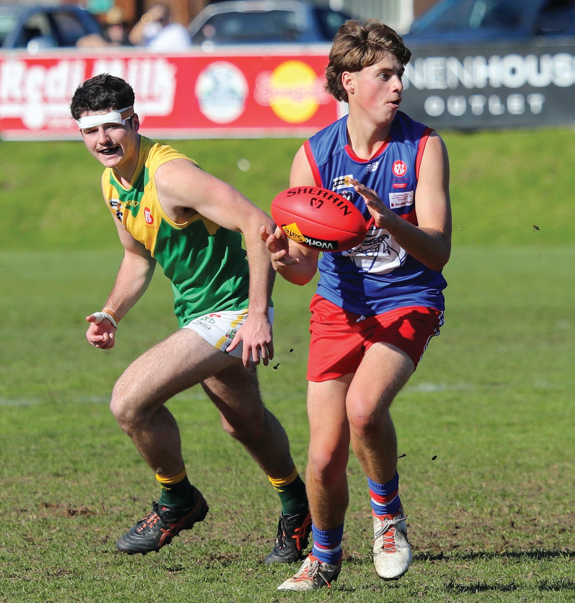 Seniors Jack Huther takes the mark against Garfield.