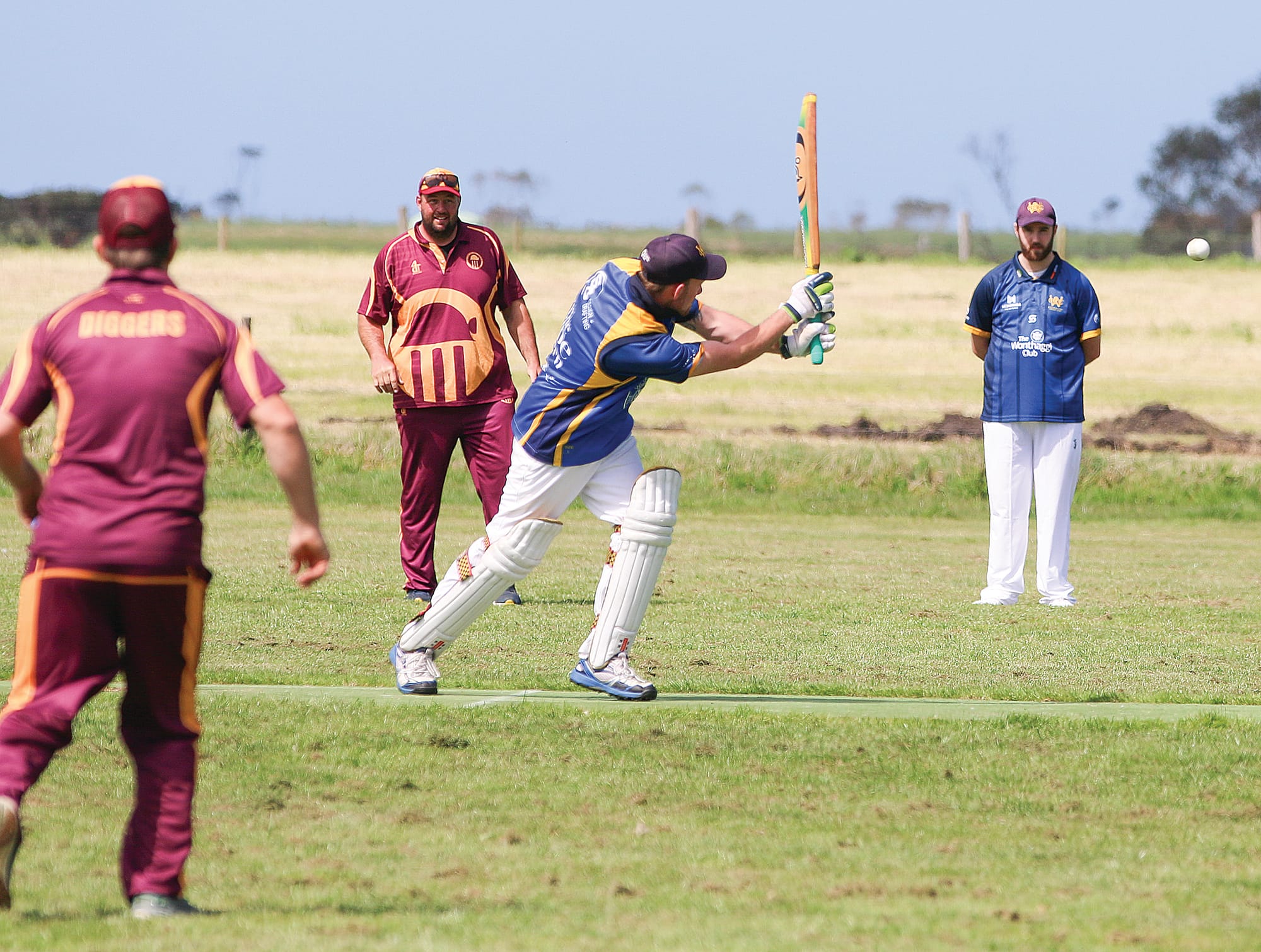 Club batsman Matt Sharp made 15 runs in the C1 match against OMK. Tk18_4224