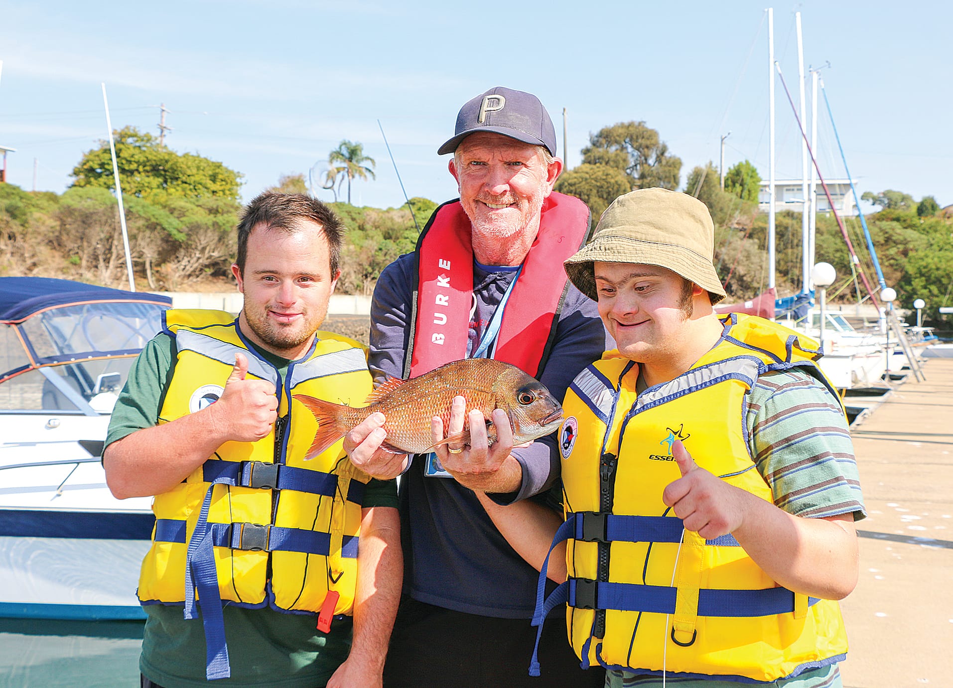 We got one, Friday’s fishing success