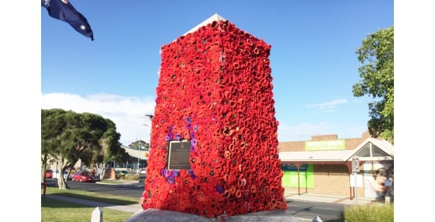 Help knit or crochet poppies for Anzac Day