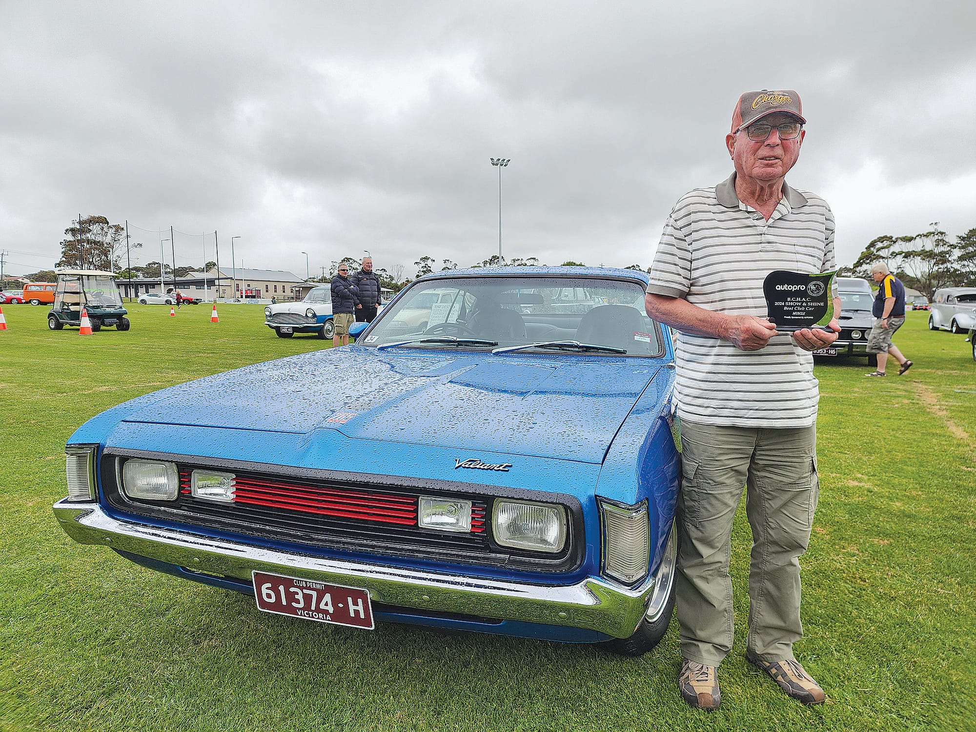 Best Muscle Car went to Ray Anderson of Wonthaggi for his 1976 blue Valiant Charger. C27_4724