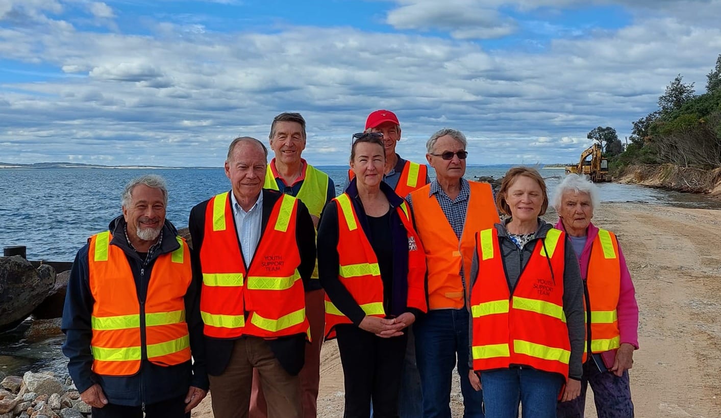 To give him his due, only Russell Broadbent and the former Federal coalition government did anything to combat the impact of coastal erosion at Cowes.