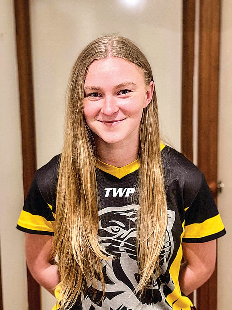 Abby Forrester (C)
Will not stop running all day. Her speed and determination will inspire her teammates. Great in defence and attack.