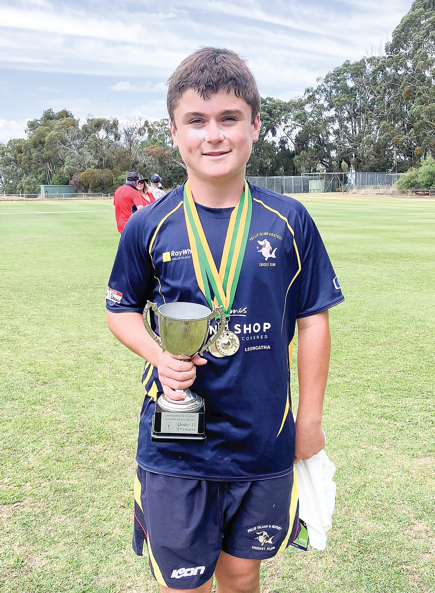 Phillip Island Man of the Match Archie Williams.