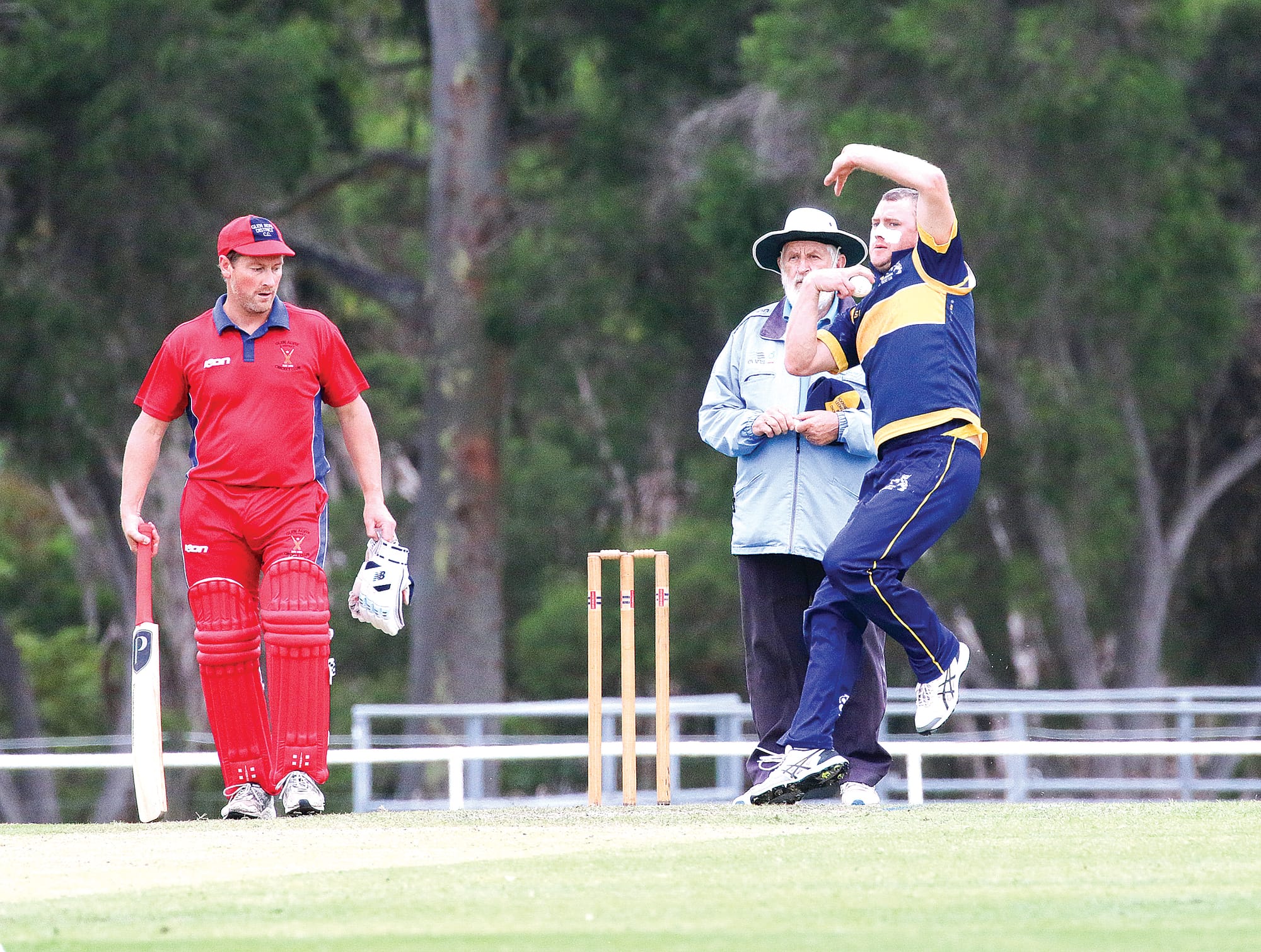 Koonwarra/LRSL’s Nick Arnup was in form, claiming 3/20 against Glen Alvie. 