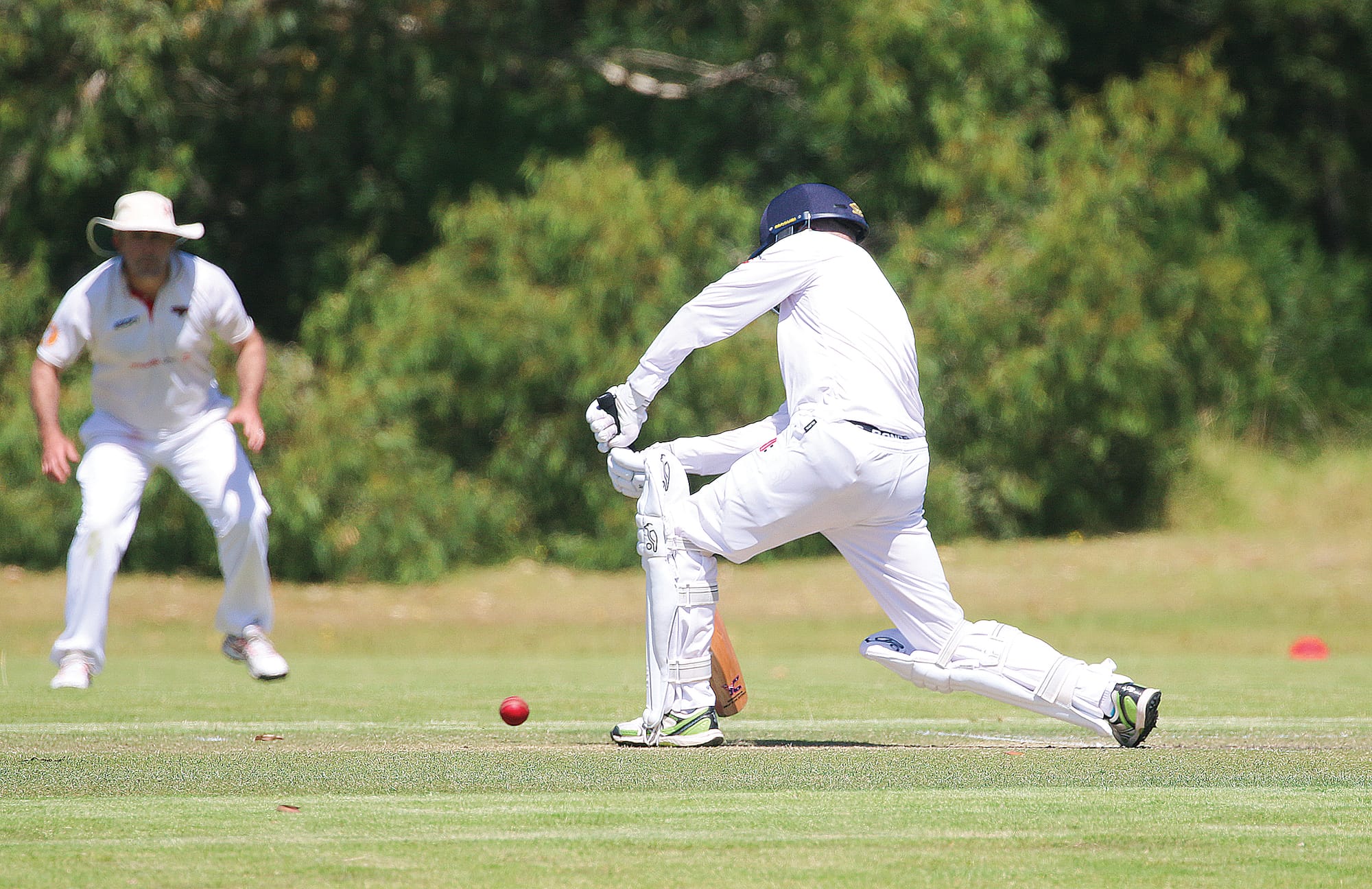 Phillip Island’s Andrew Finlayson added 12 runs to the scoreboard and was not out at stumps.