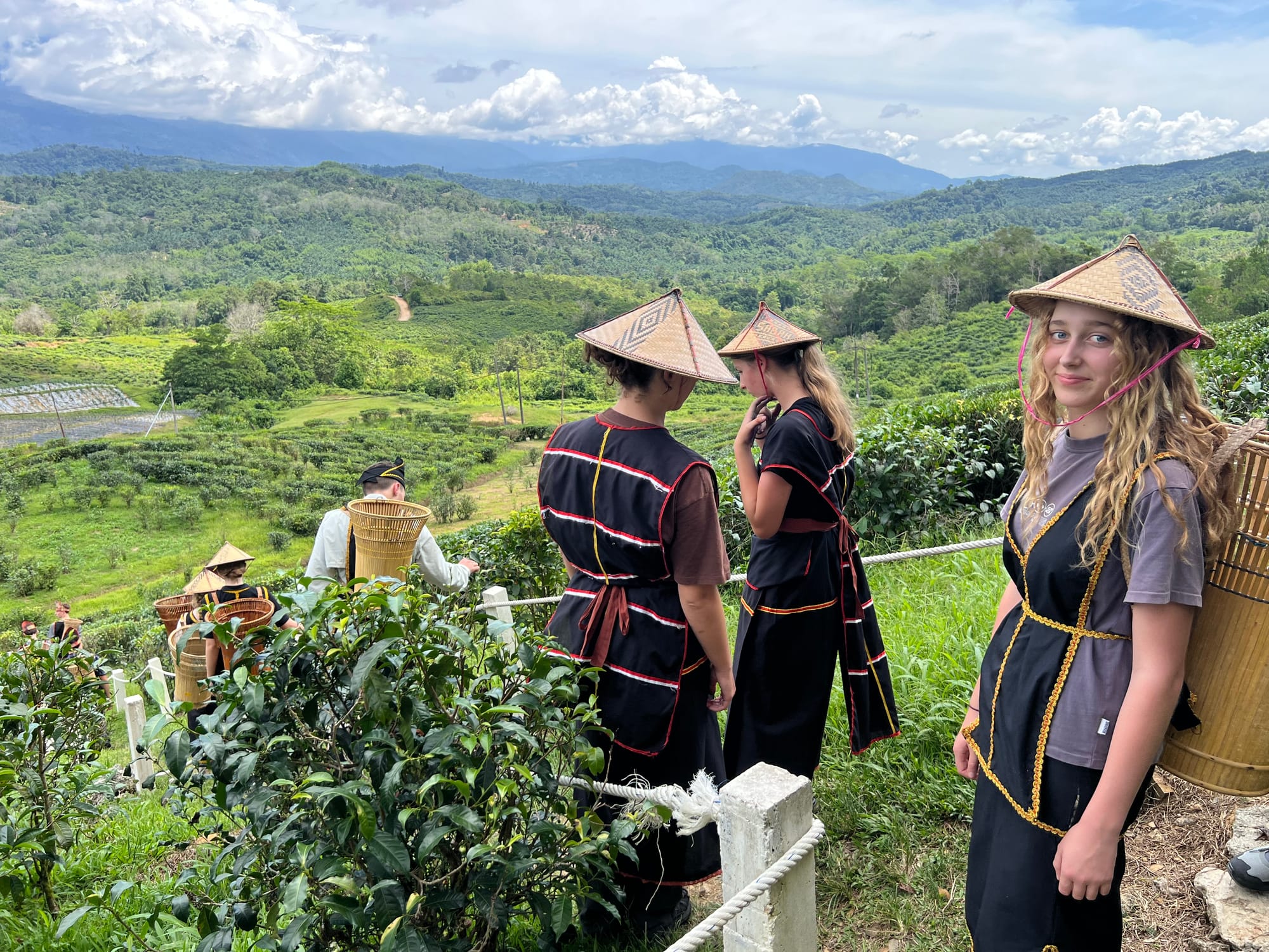 Newhaven College Year 10 student, Miller Walker and her fellow students embraced the local culture while experiencing tea picking. The cultural exchange was as valuable to the students as the conservation work.