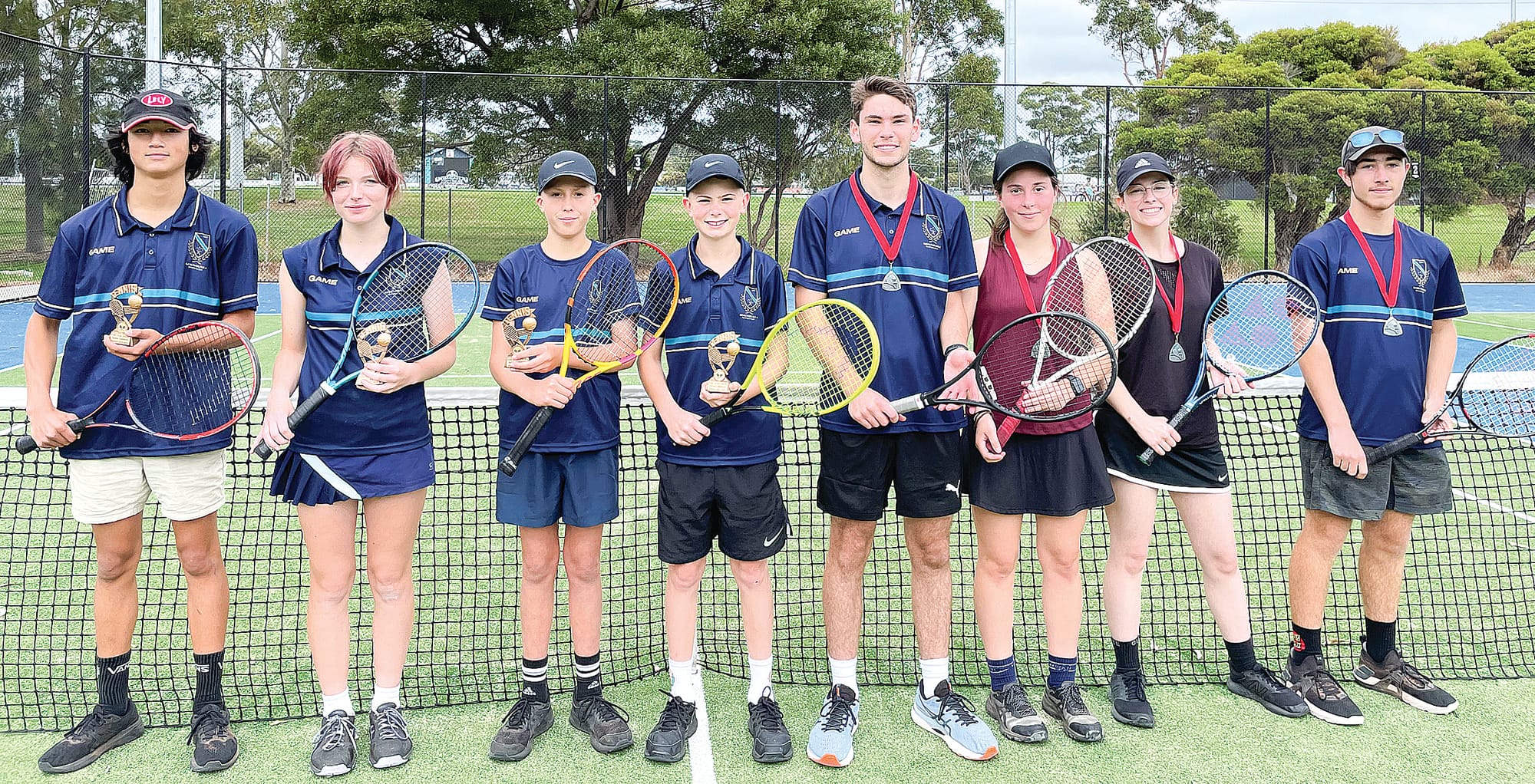 Section 2 winners: Korumburra Victoria 6-39 Geoffrey Bye, Mila Cocks, Eamon O’Neill-Archibald, Toby Nicholas def Korumburra Radovick 2-24 Liam Thomas, Niamh O’Neill-Archibald, Ashlin Anthony, Edwards Hams.